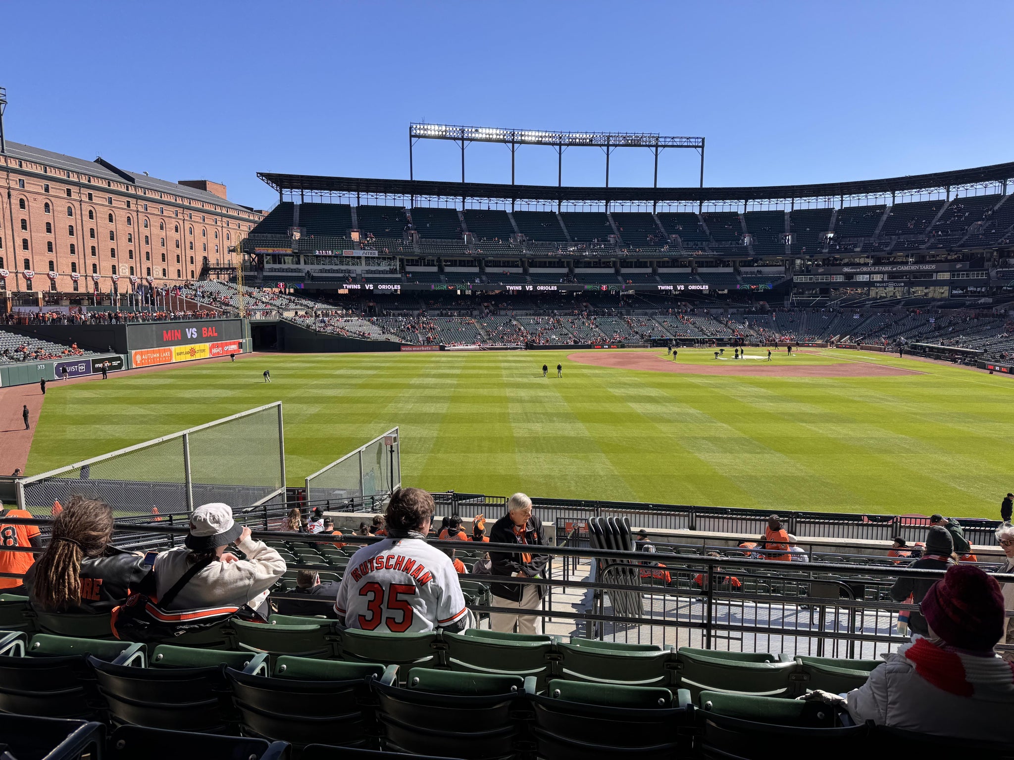 Real Fan View taken from Section 87 at Oriole Park at Camden Yards by Kaitlyn S