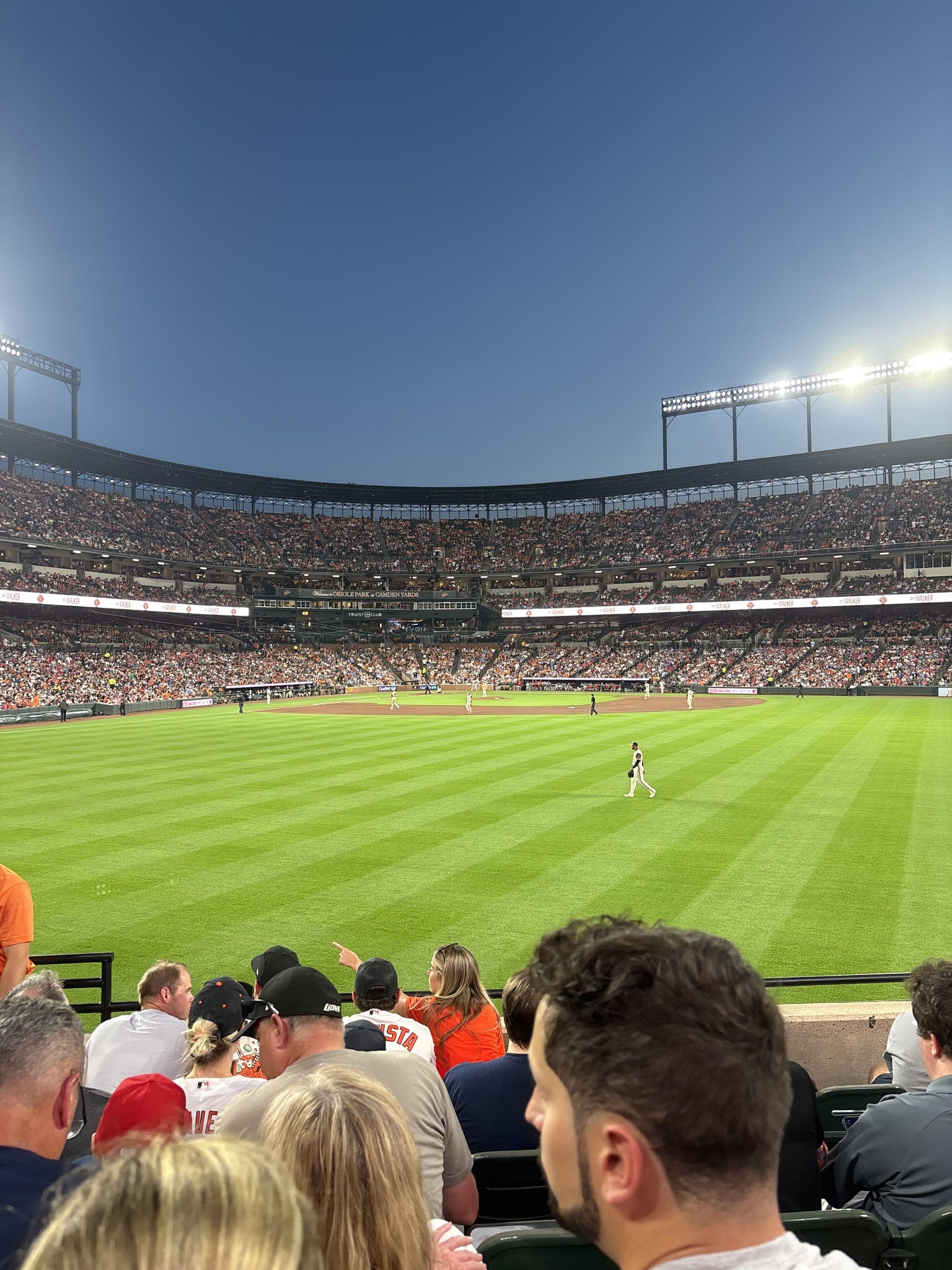 Real Fan View taken from Section 94 at Oriole Park at Camden Yards by Margaret F