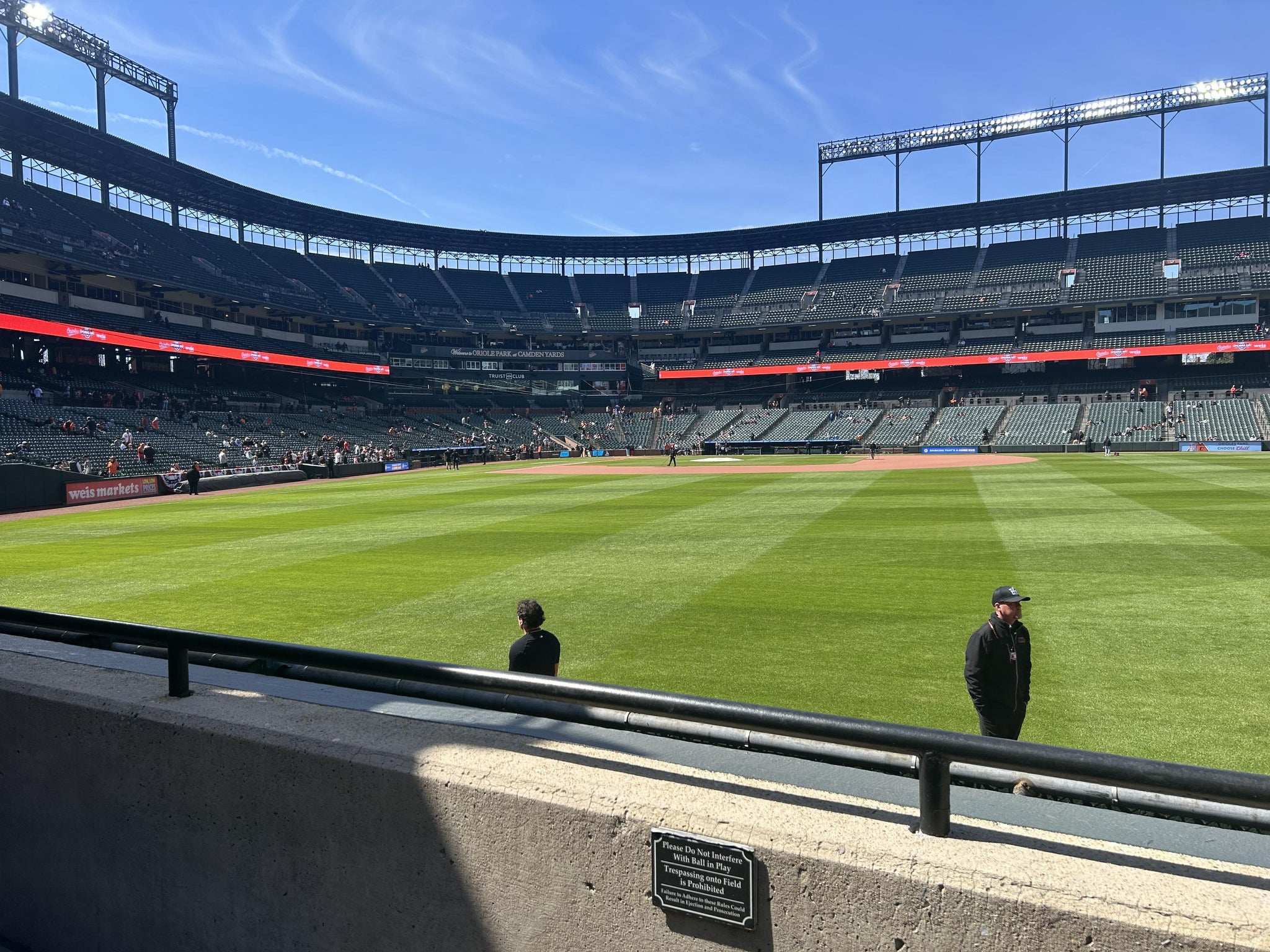Real Fan View taken from Section 98 at Oriole Park at Camden Yards by Scott F