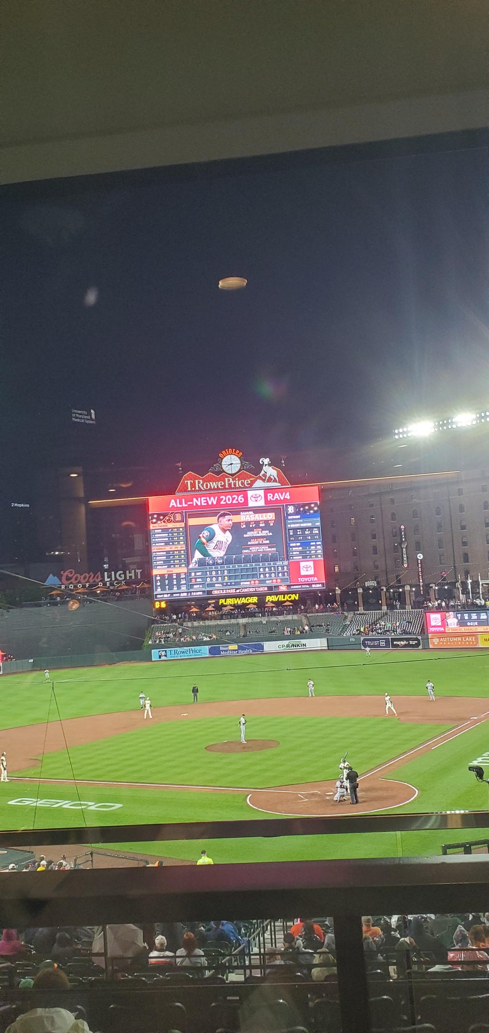 Real Fan View taken from Premium Club 33 at Oriole Park at Camden Yards by Nicole G