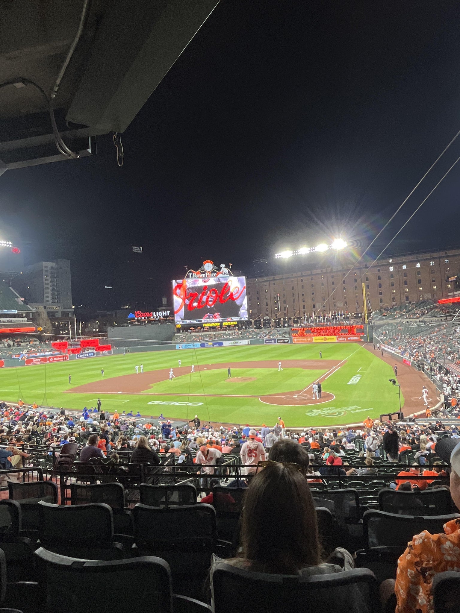 Real Fan View taken from Premium Club 43 at Oriole Park at Camden Yards by Axel G