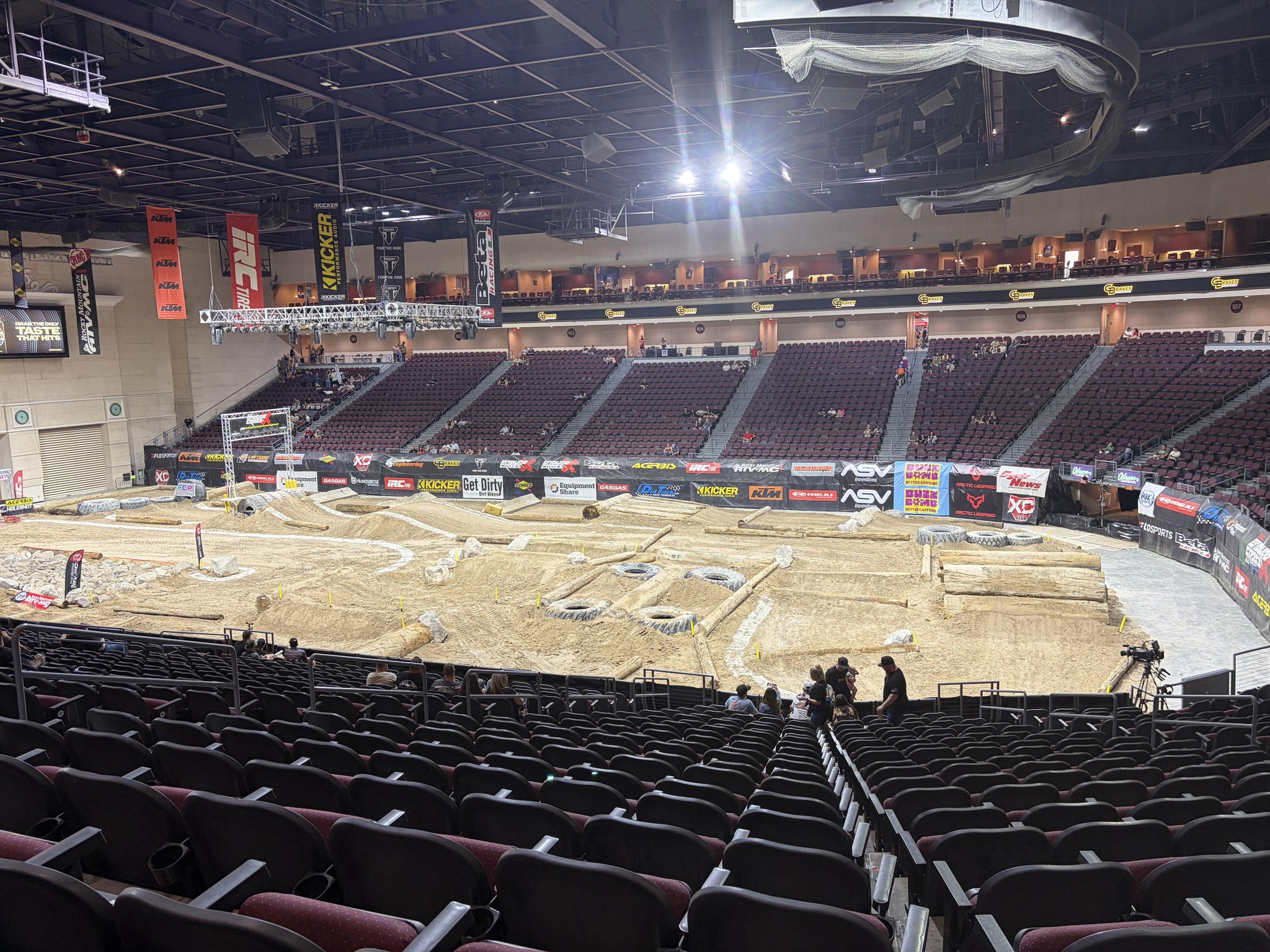Real Fan View taken from Section 113 at Orleans Arena by Carissa M