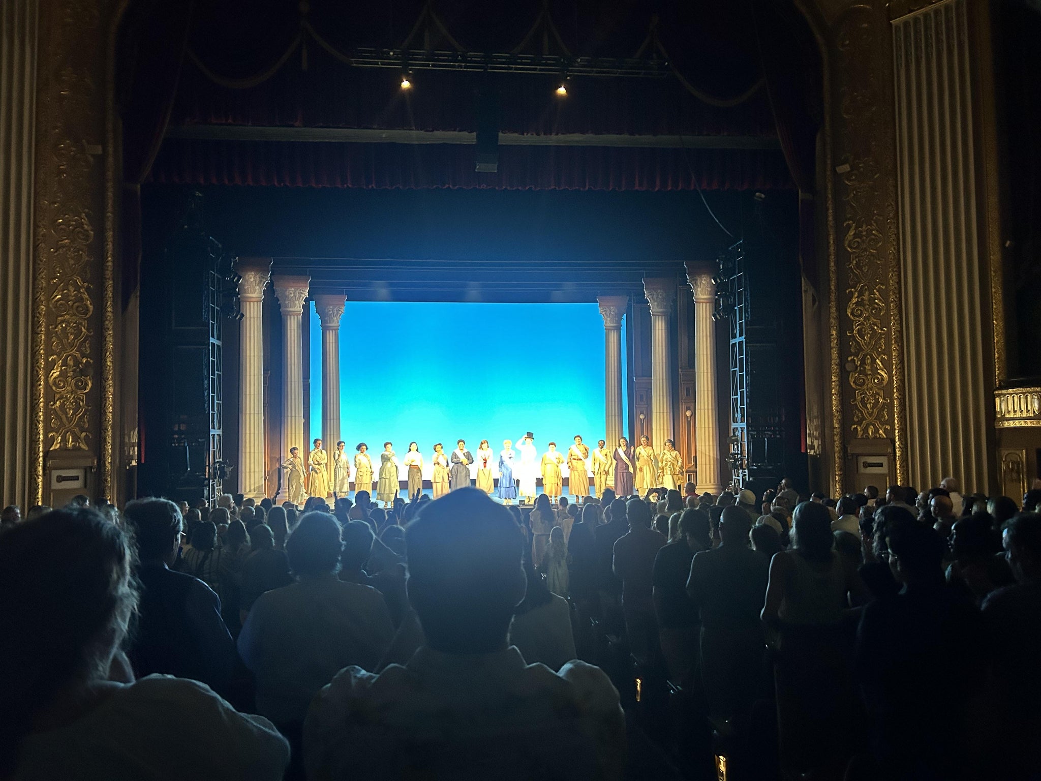 Real Fan View taken from Orchestra Left Center at Orpheum Theatre - Memphis by Angela S