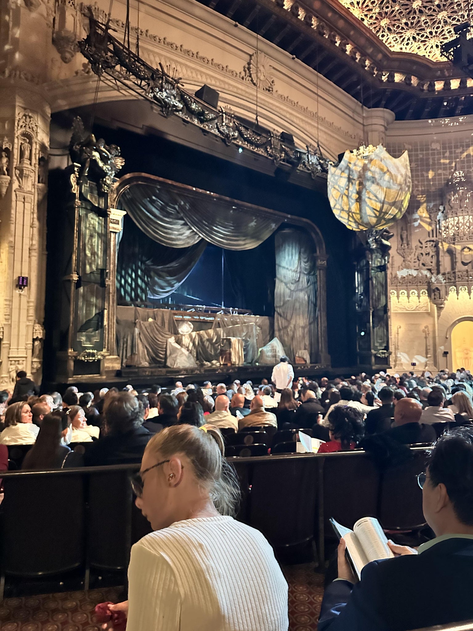 Real Fan View taken from Orchestra at Orpheum Theatre - San Francisco by Maria W