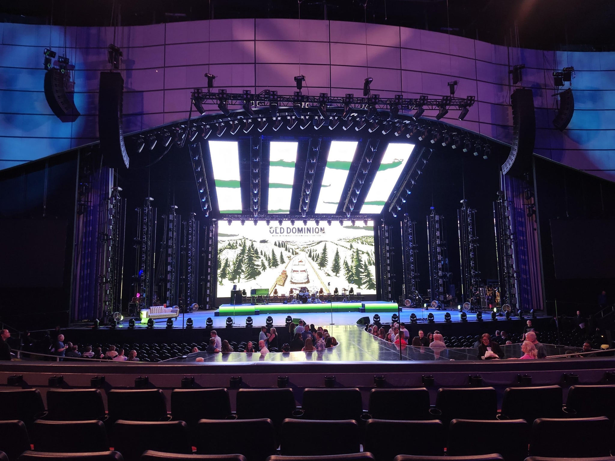 Real Fan View taken from Section 103 at PH Live at Planet Hollywood by Anonymous User