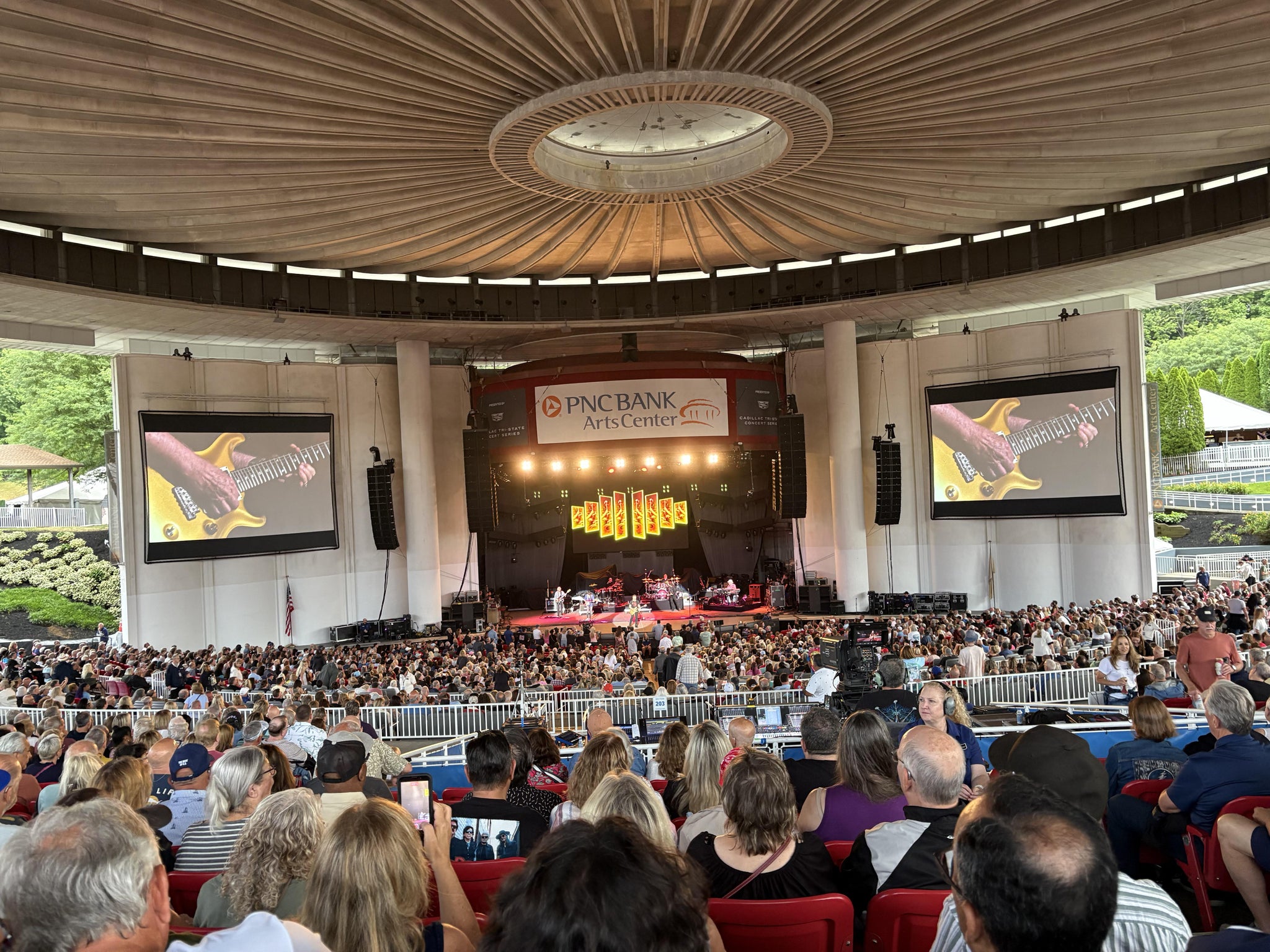 Real Fan View taken from Section 303 at PNC Bank Arts Center by Maida B