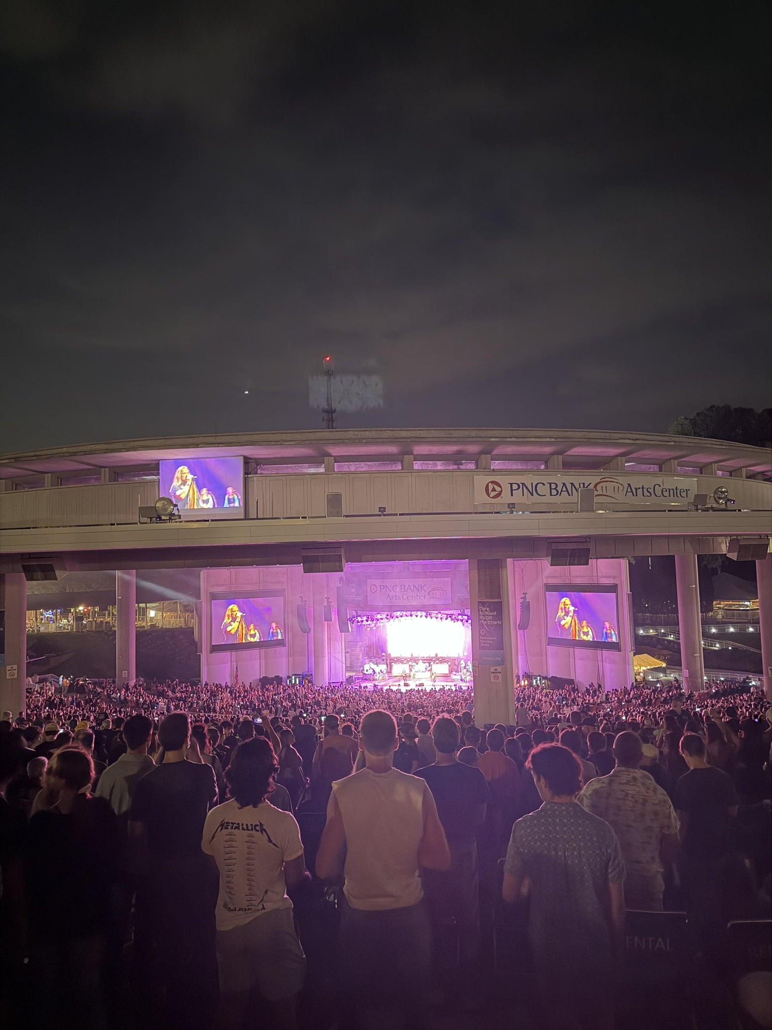 Real Fan View taken from GA Lawn at PNC Bank Arts Center by Alexander L