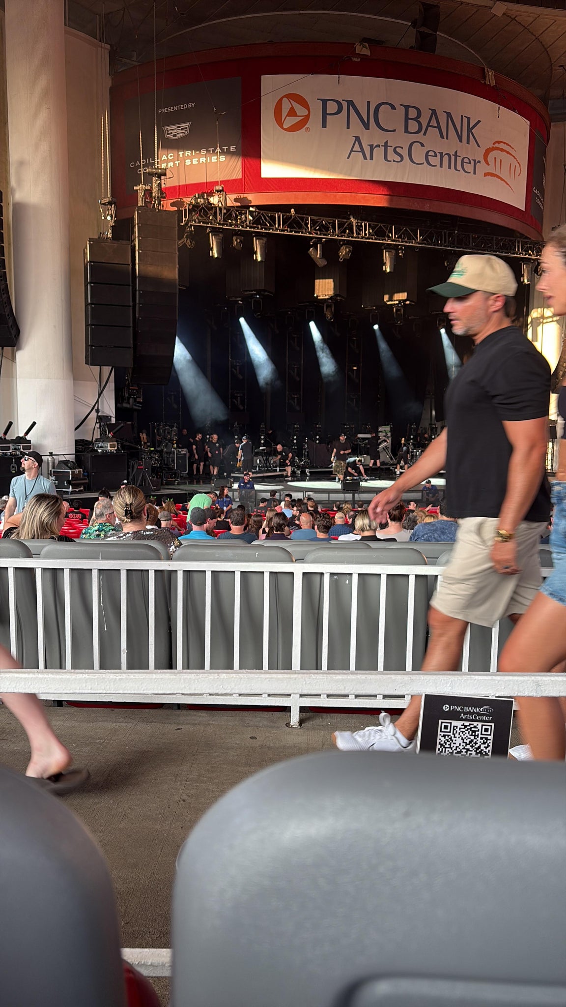 Real Fan View taken from VIP Box 203 at PNC Bank Arts Center by Jesus L