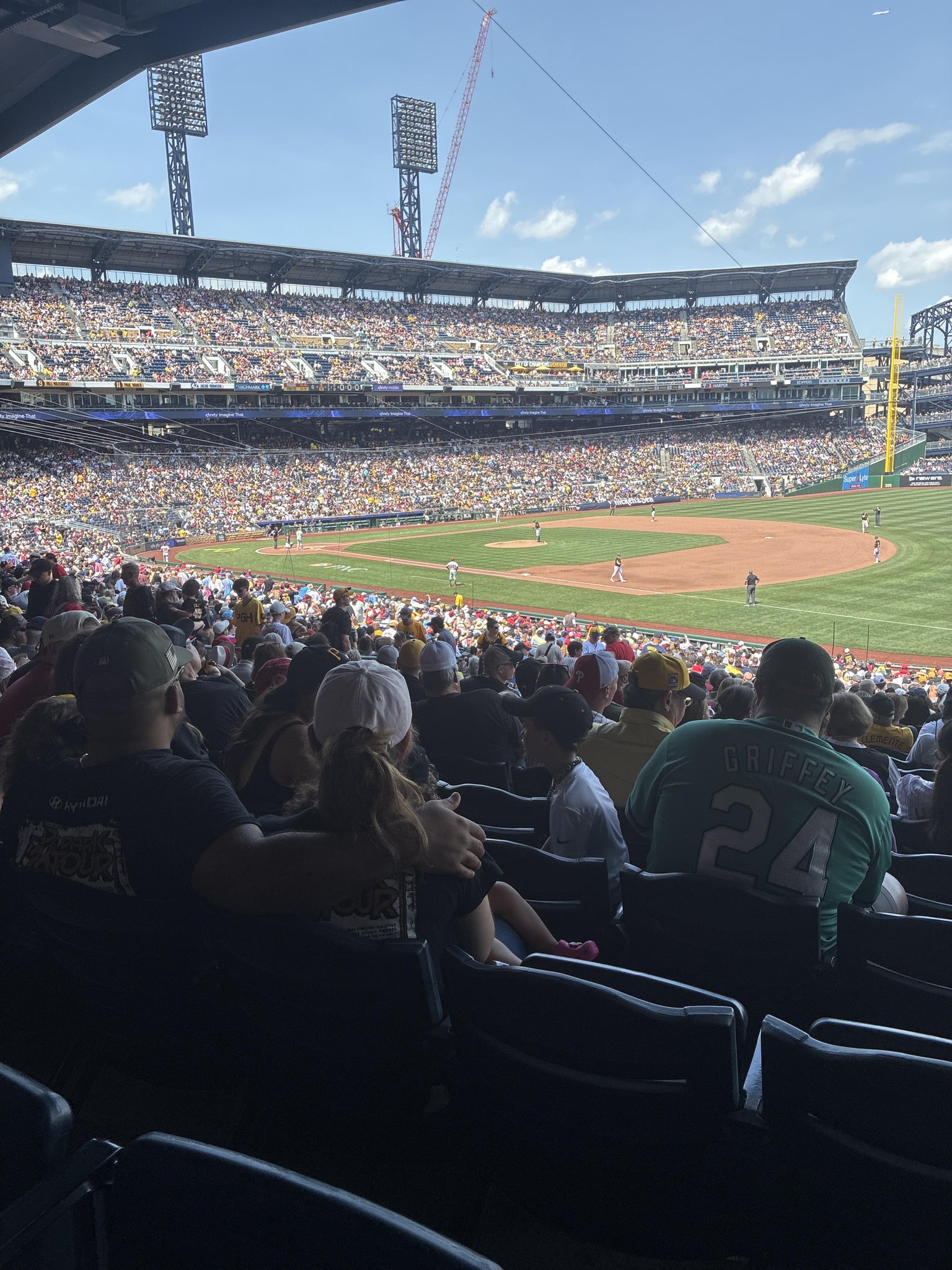 Real Fan View taken from Section 105 at PNC Park by David S