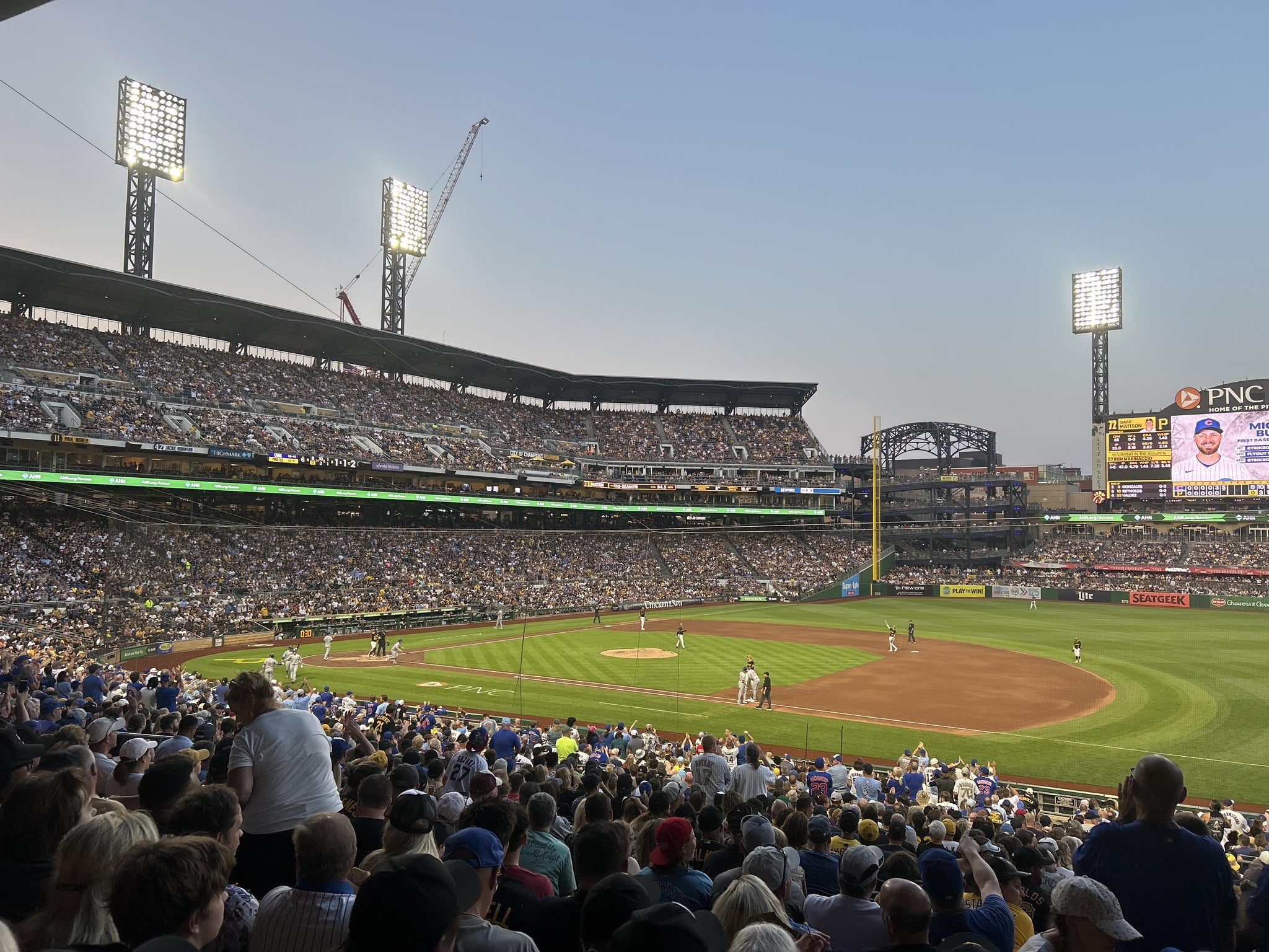 Real Fan View taken from Section 108 at PNC Park by Ryan A