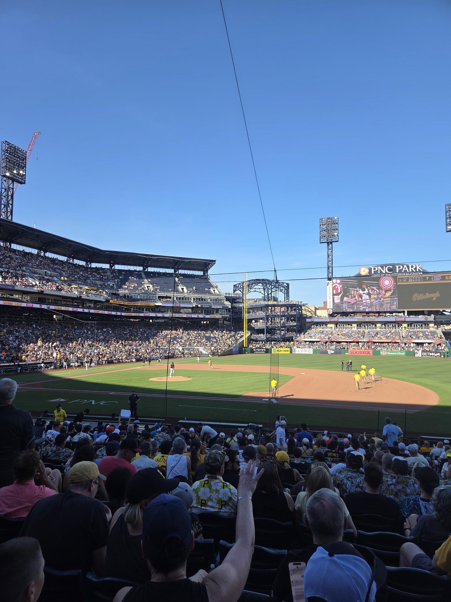 Real Fan View taken from Section 109 at PNC Park by Jacob G