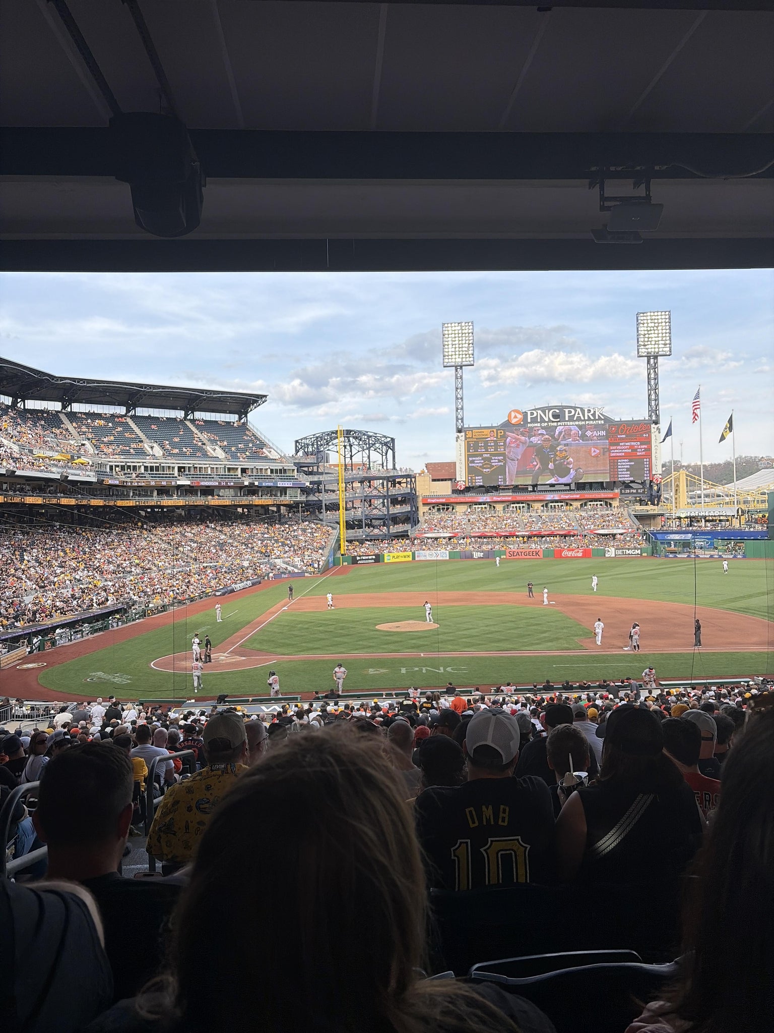 Real Fan View taken from Section 112 at PNC Park by Michael M