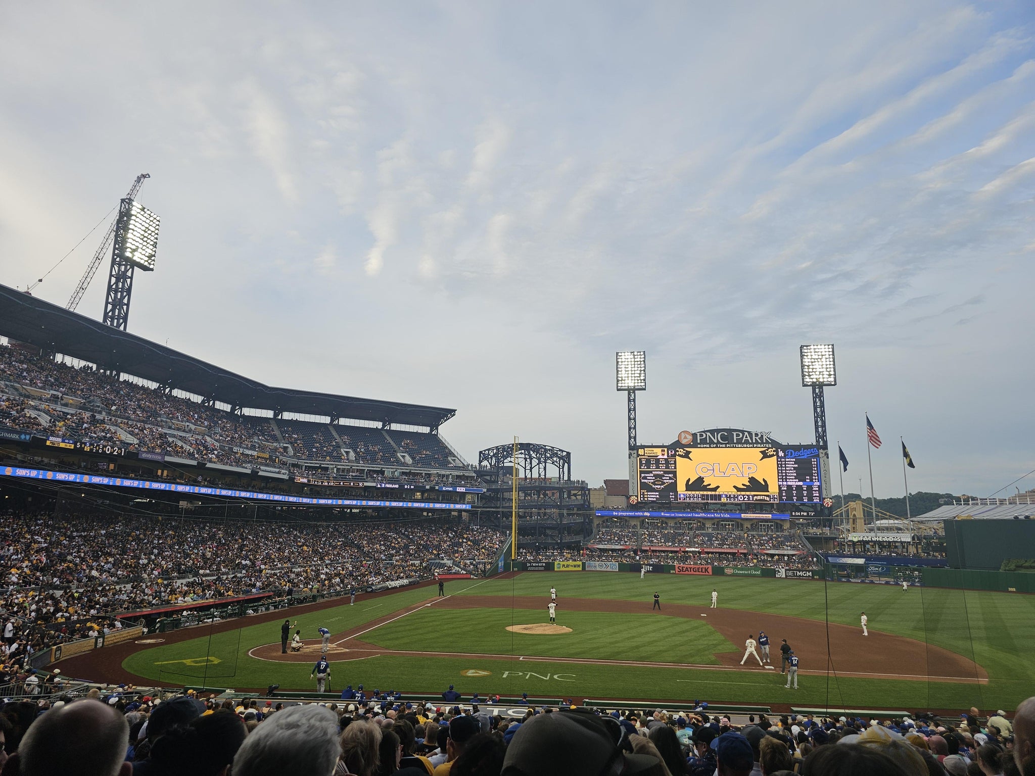 Real Fan View taken from Section 112 at PNC Park by Veronica L