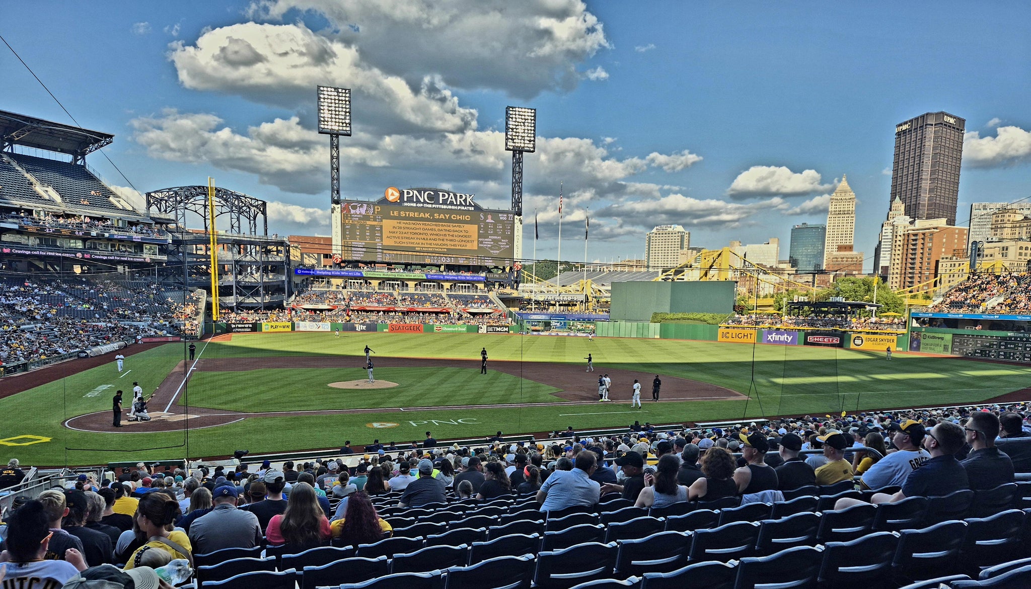 Real Fan View taken from Section 113 at PNC Park by Jeffrey S