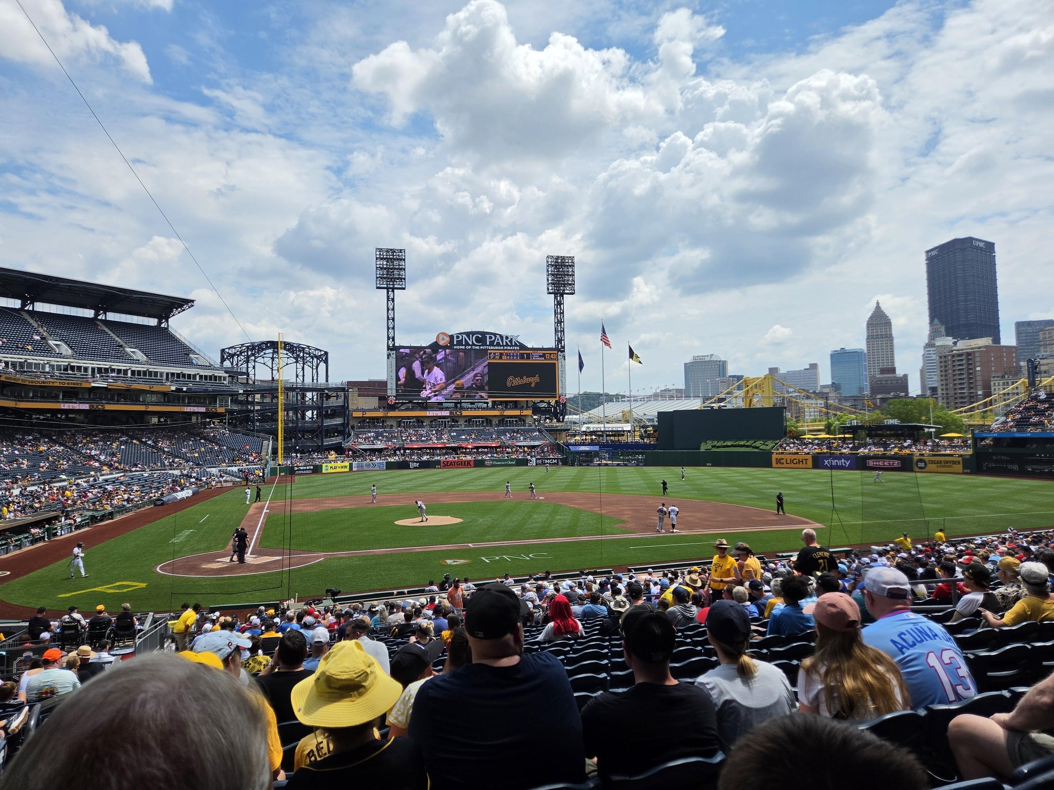 Real Fan View taken from Section 113 at PNC Park by Steven W