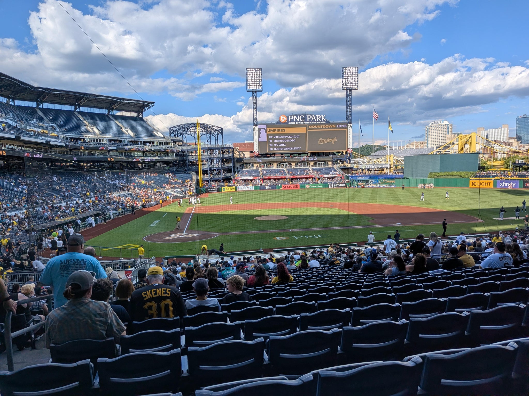 Real Fan View taken from Section 113 at PNC Park by Robert R