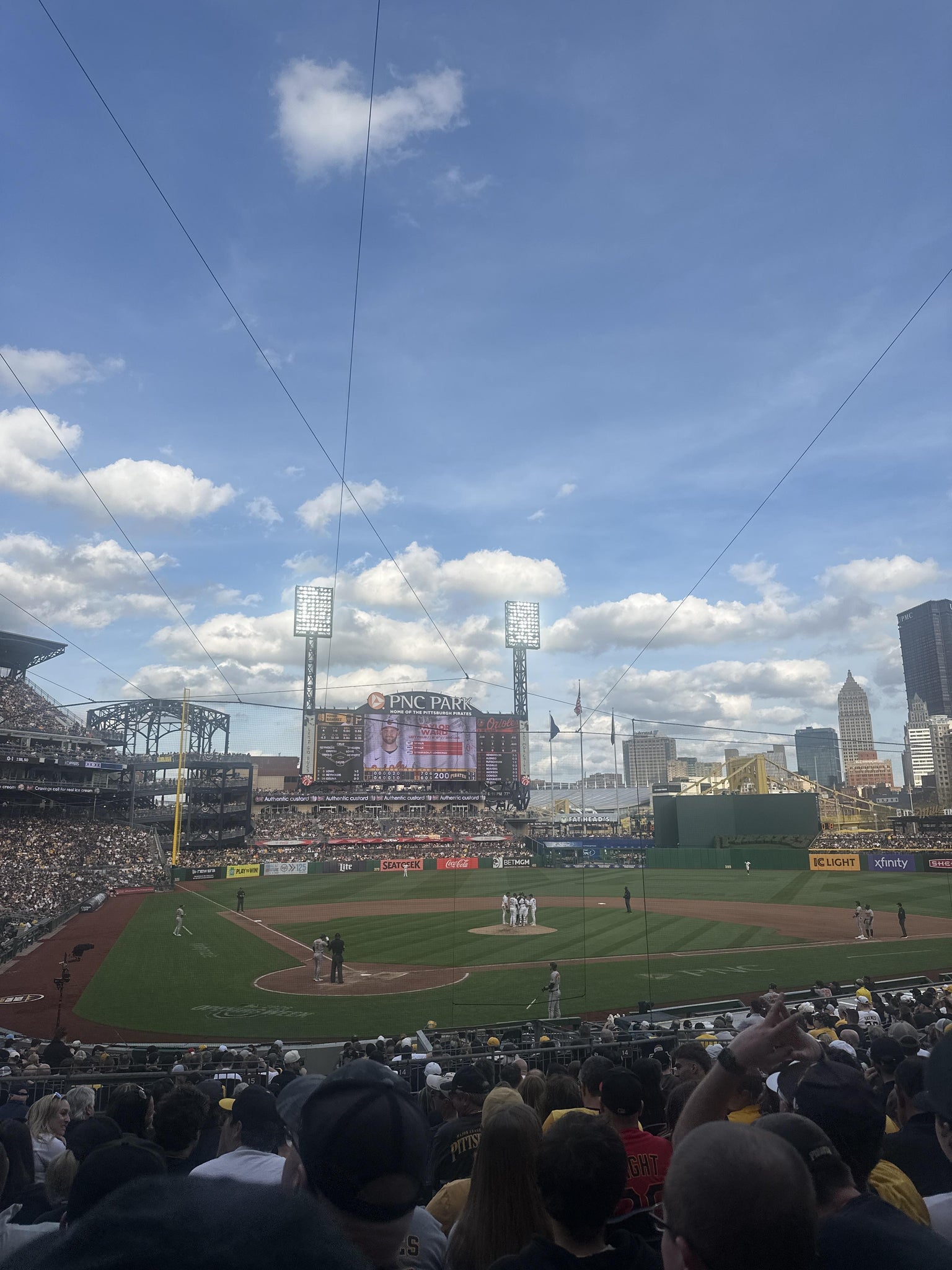 Real Fan View taken from Section 114 at PNC Park by Melanie H