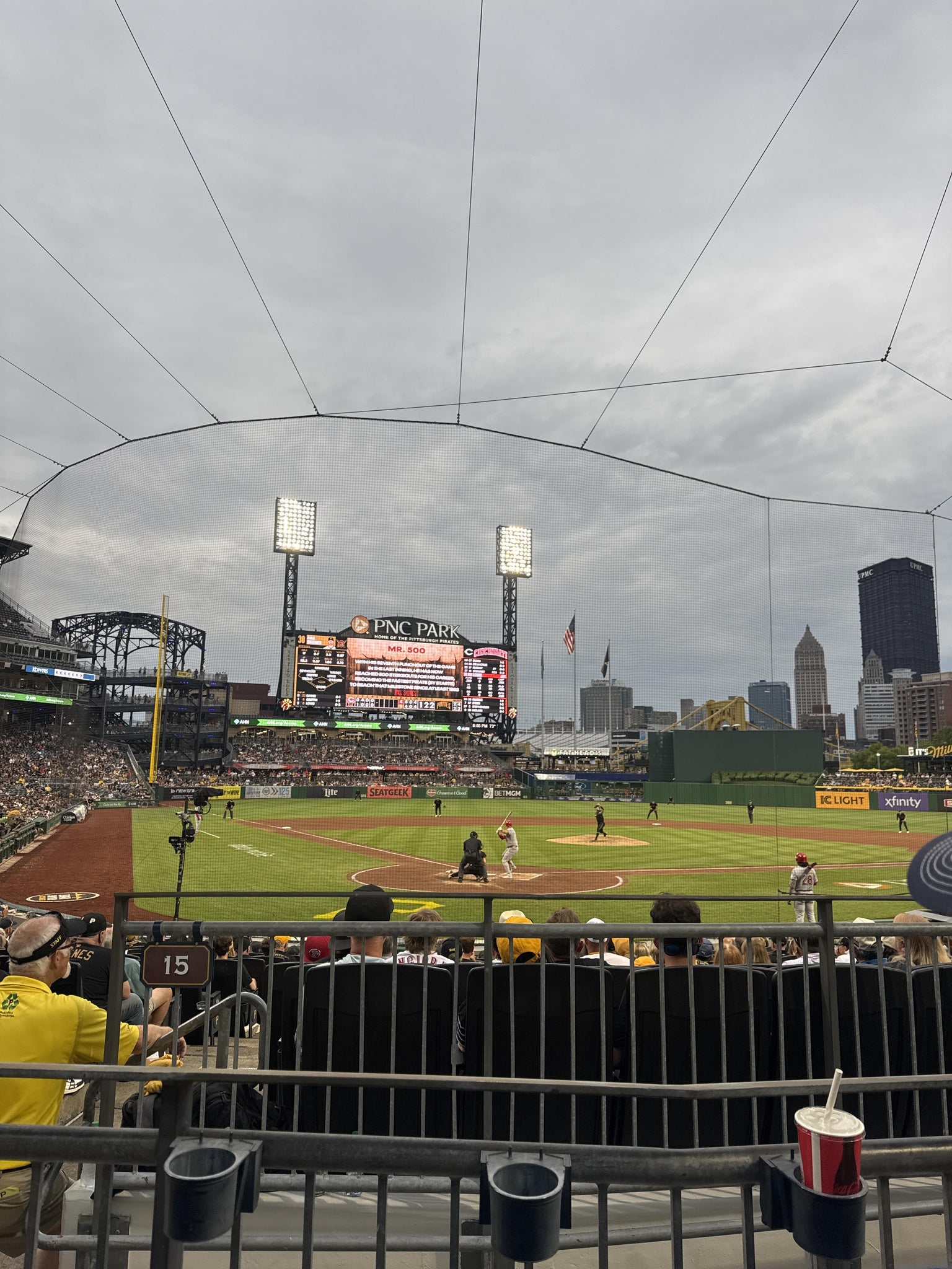 Real Fan View taken from Section 115 at PNC Park by Abby U
