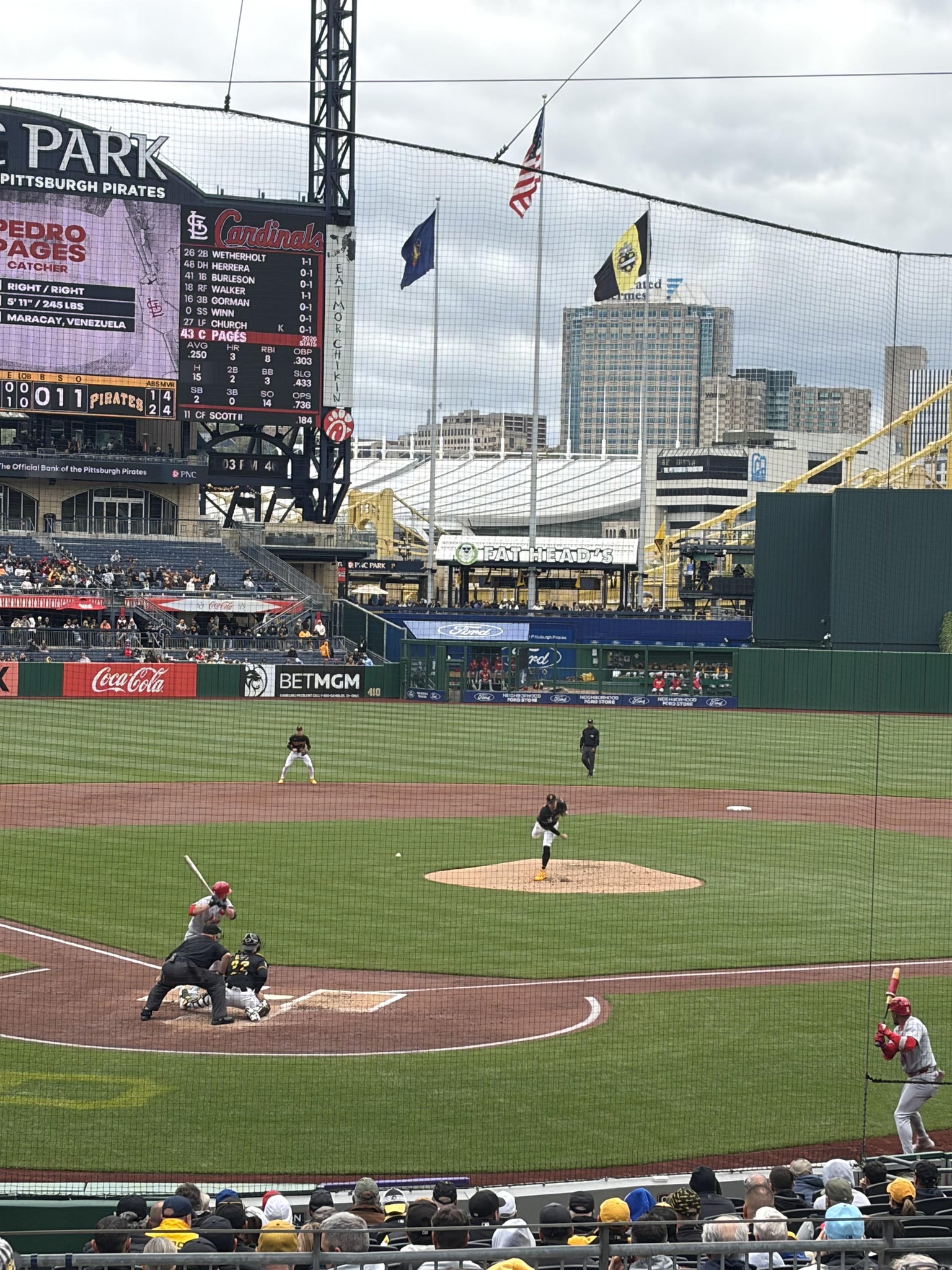 Real Fan View taken from Section 115 at PNC Park by Anonymous User