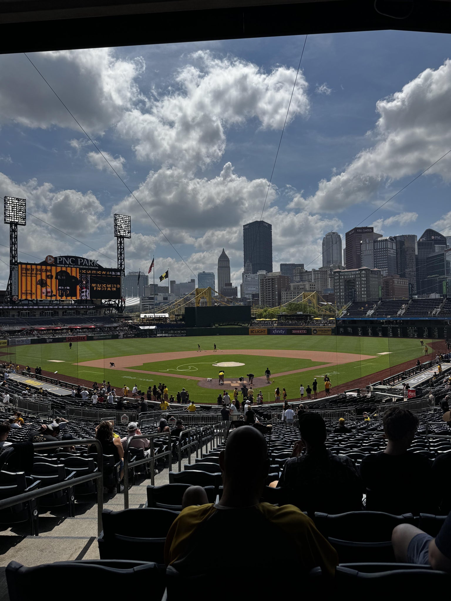 Real Fan View taken from Section 116 at PNC Park by Beth P
