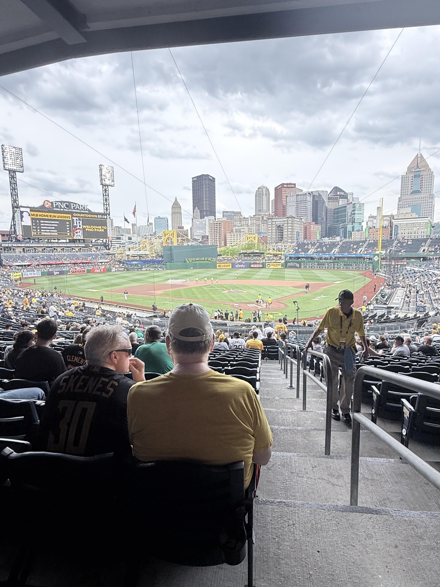 Real Fan View taken from Section 117 at PNC Park by Bub L