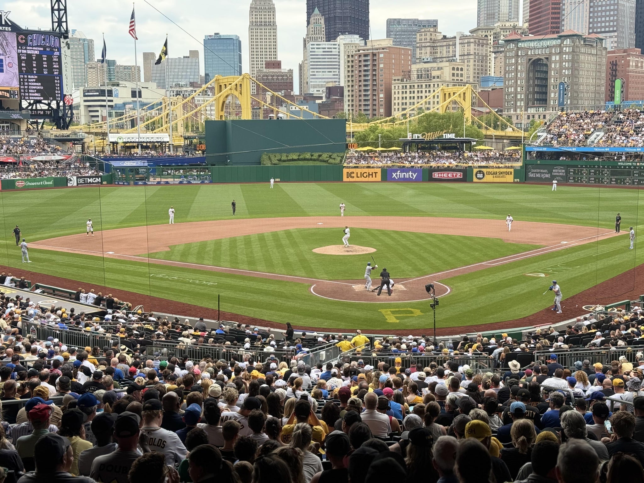 Real Fan View taken from Section 117 WC at PNC Park by David N