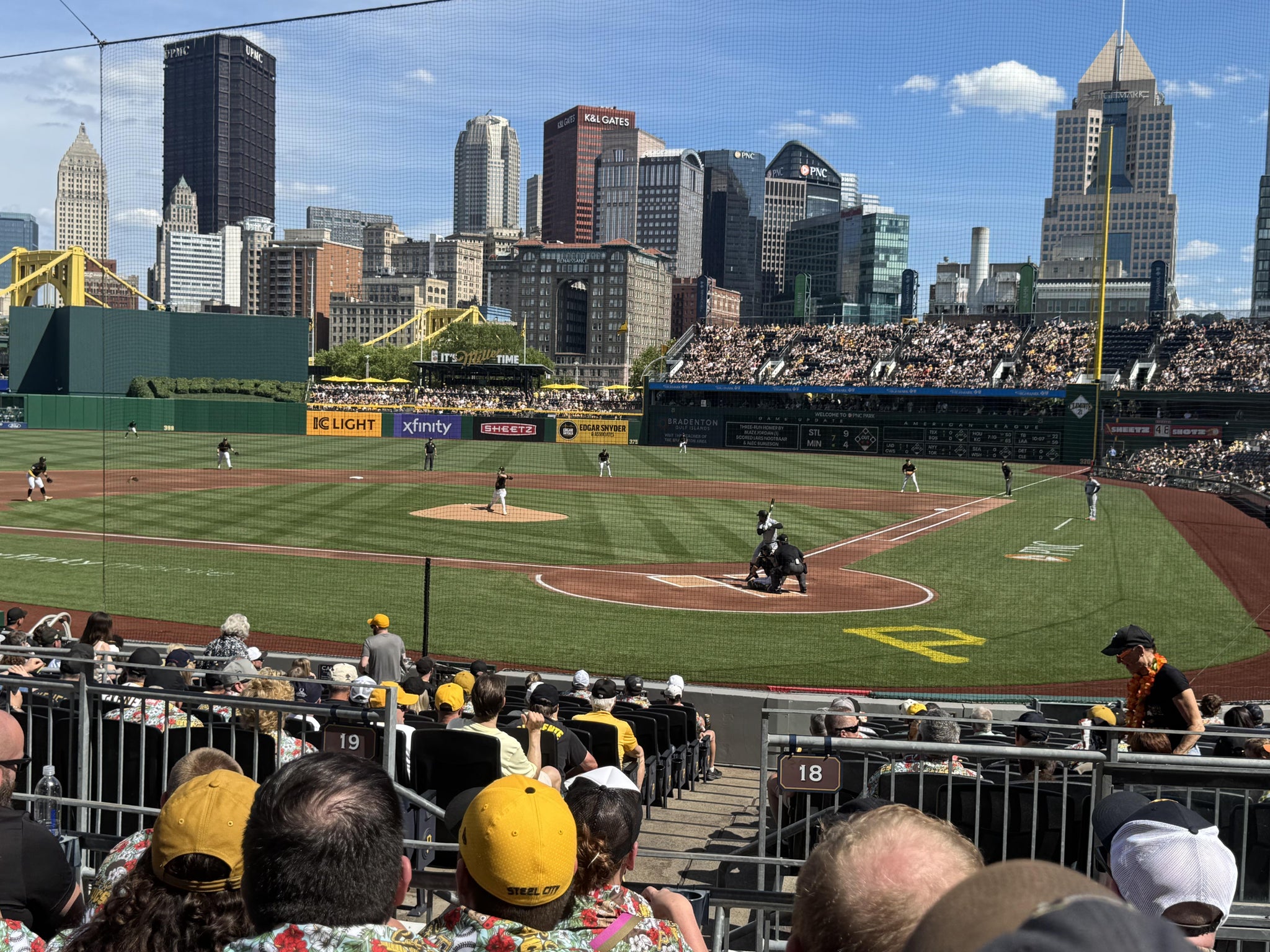 Real Fan View taken from Section 119 at PNC Park by Lawrence P