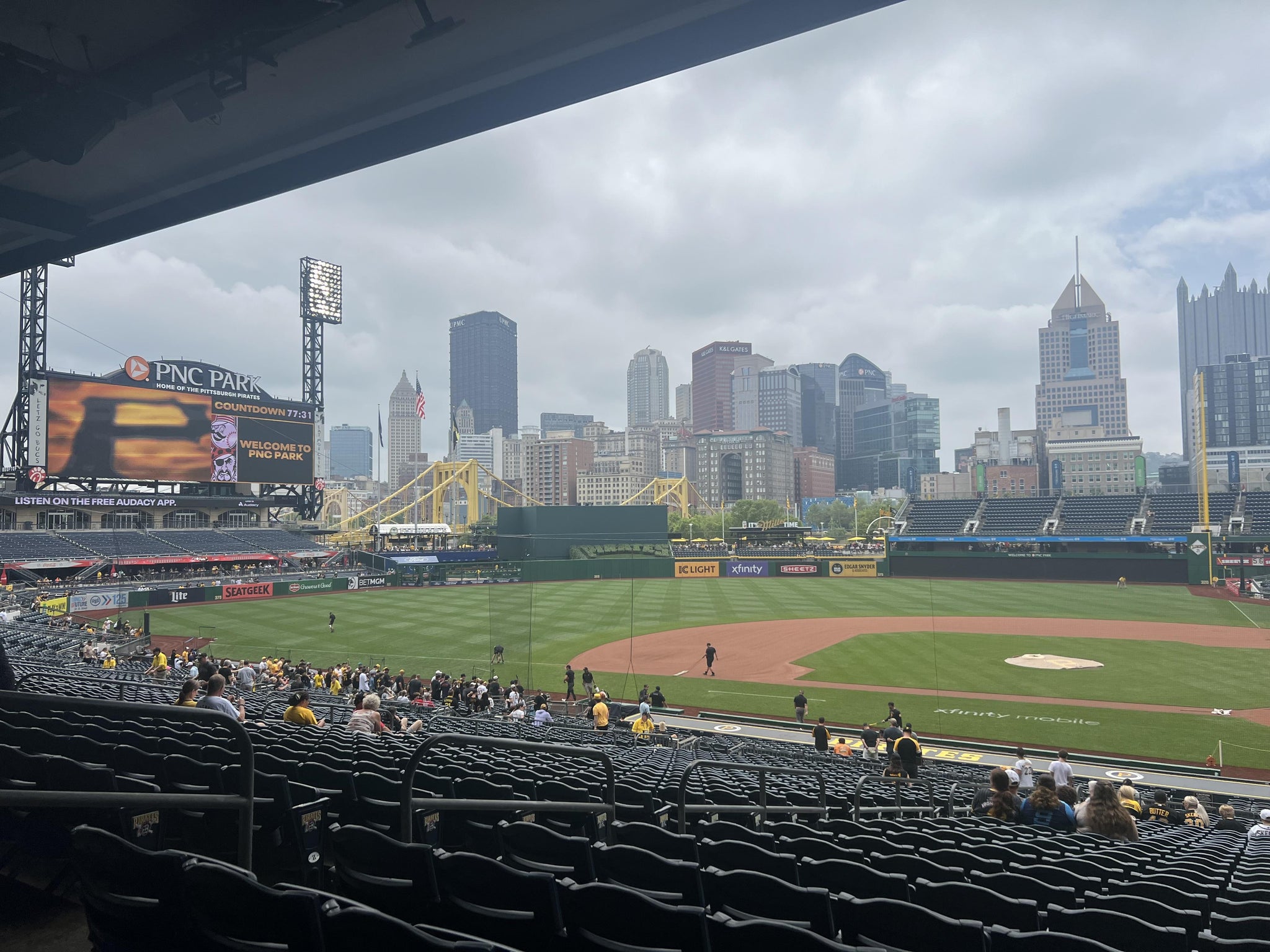 Real Fan View taken from Section 120 at PNC Park by Anonymous User
