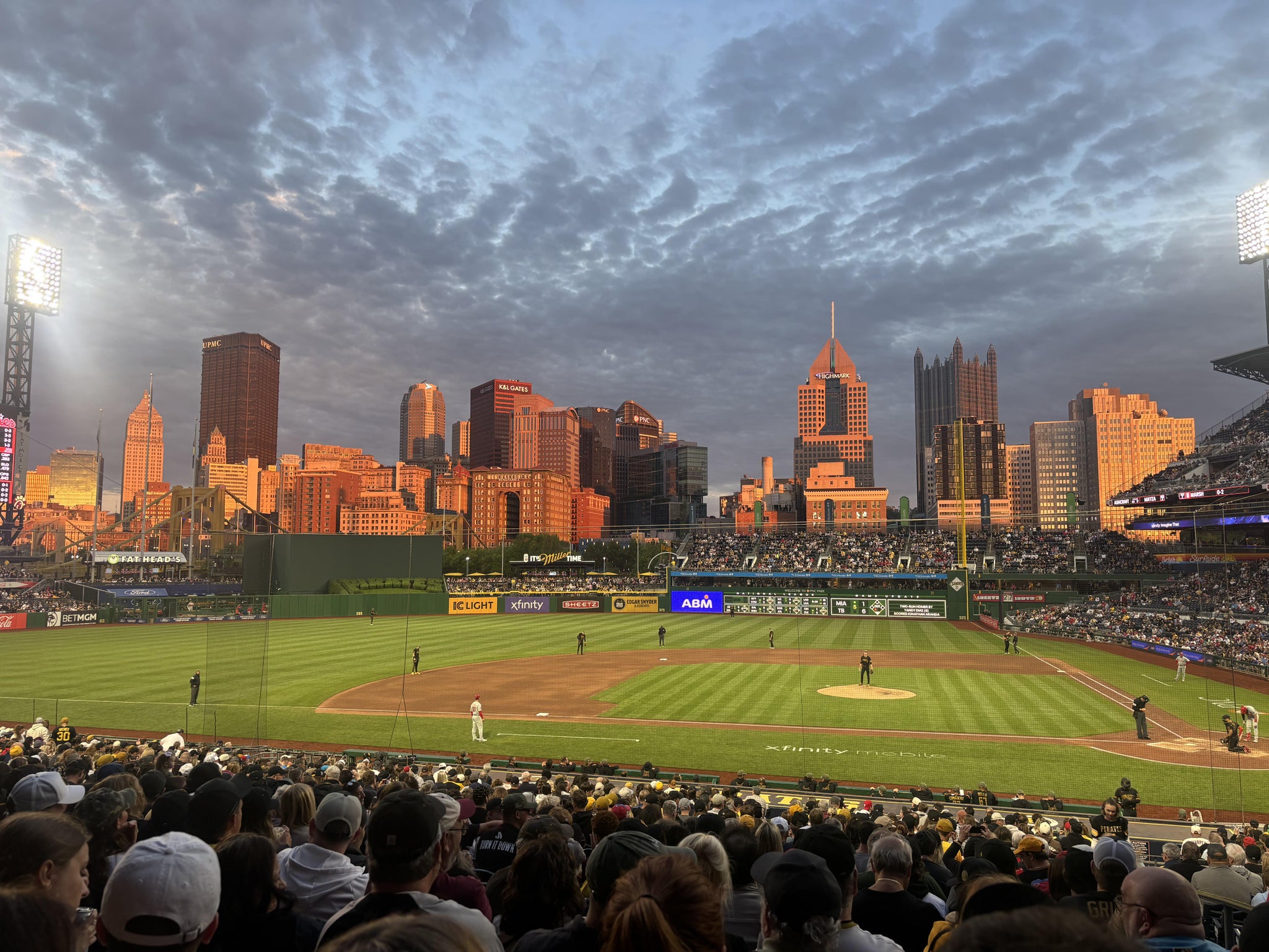 Real Fan View taken from Section 121 at PNC Park by Brady K
