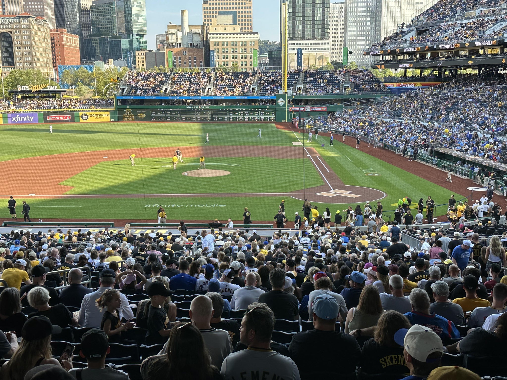 Real Fan View taken from Section 121 WC at PNC Park by Rob P