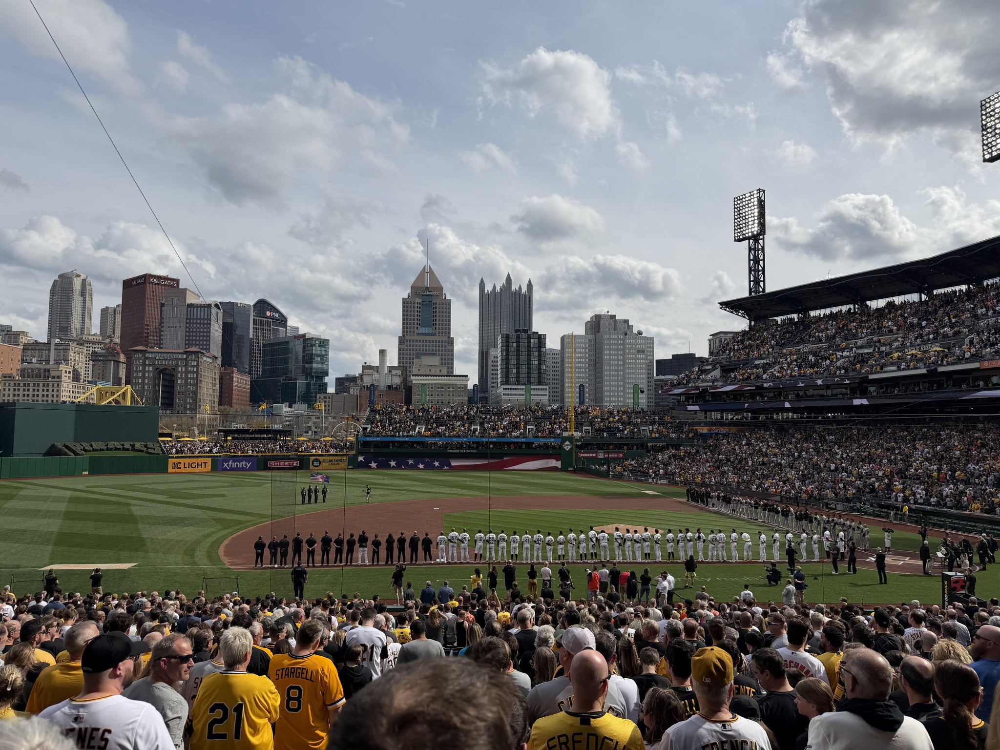 Real Fan View taken from Section 123 at PNC Park by Barbara R