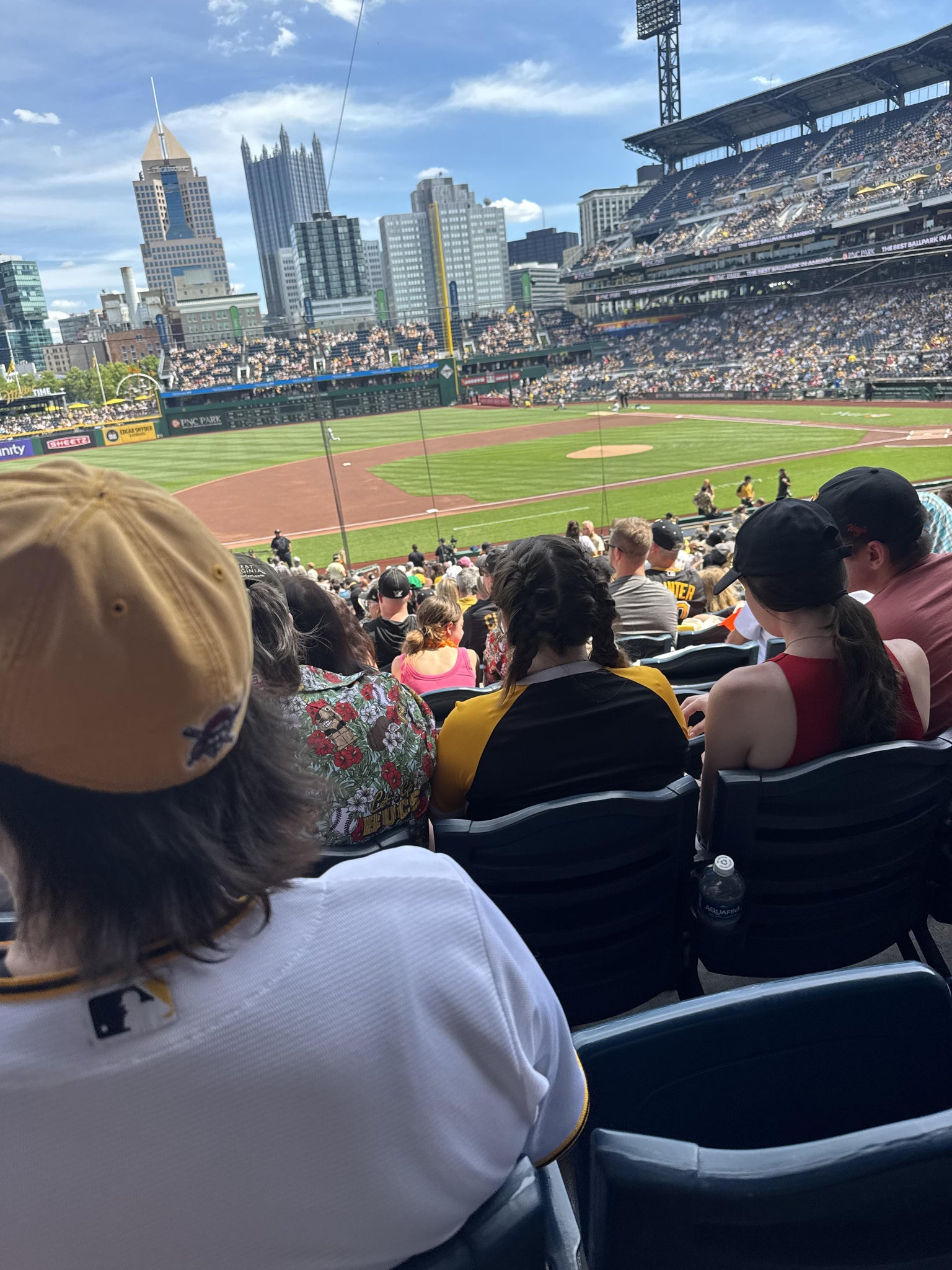 Real Fan View taken from Section 124 at PNC Park by Kathleen C