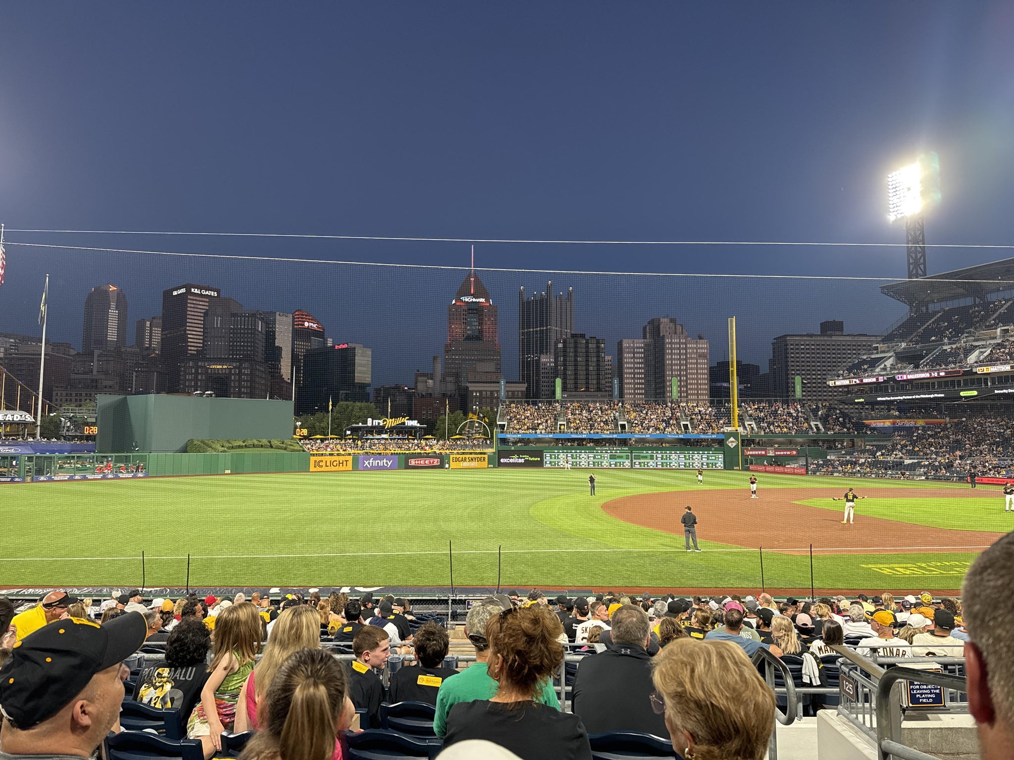 Real Fan View taken from Section 127 at PNC Park by Joe F