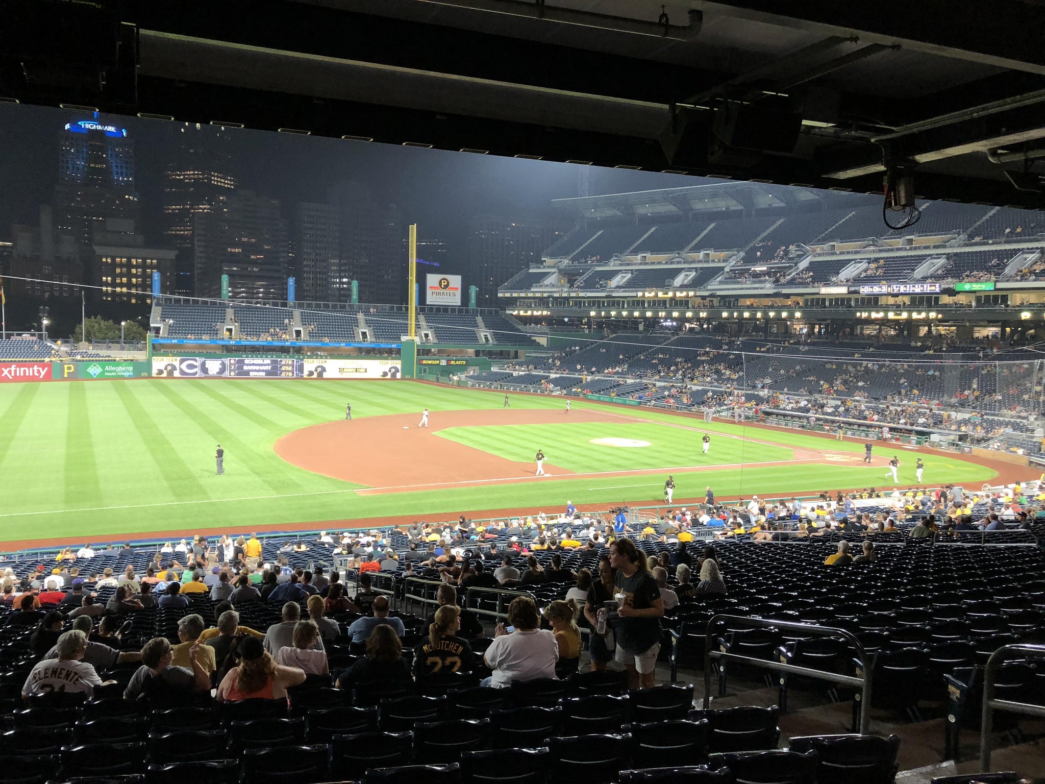 Real Fan View taken from Section 127 WC at PNC Park by Rob P