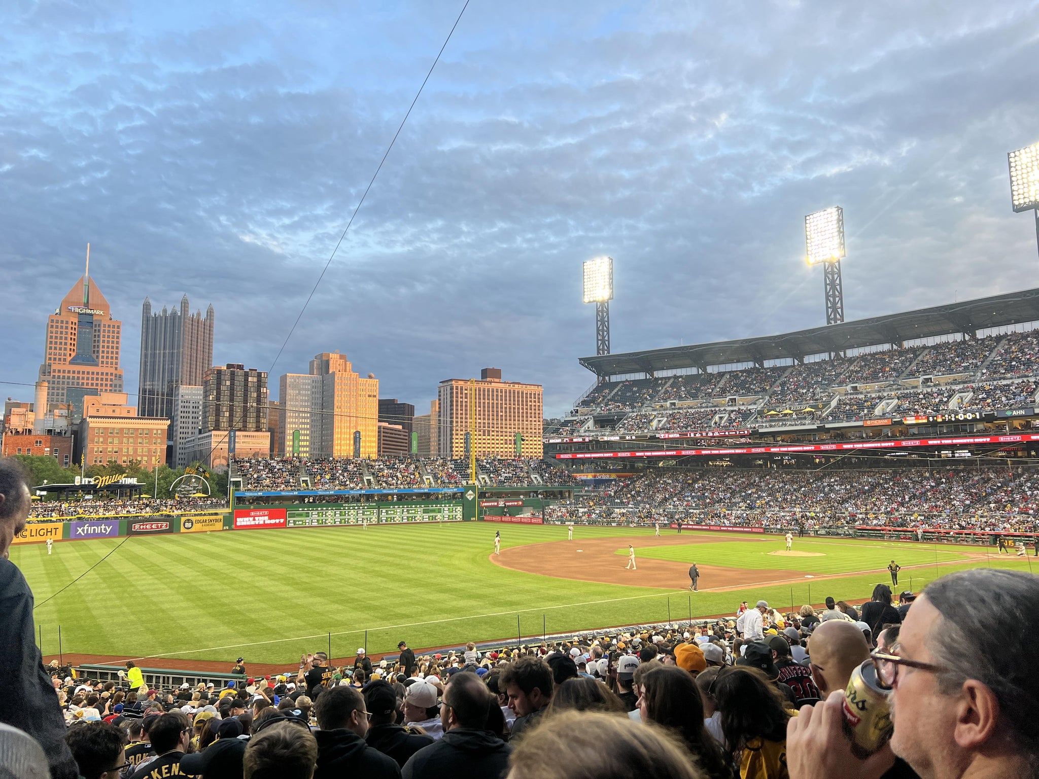Real Fan View taken from Section 128 at PNC Park by Austin K