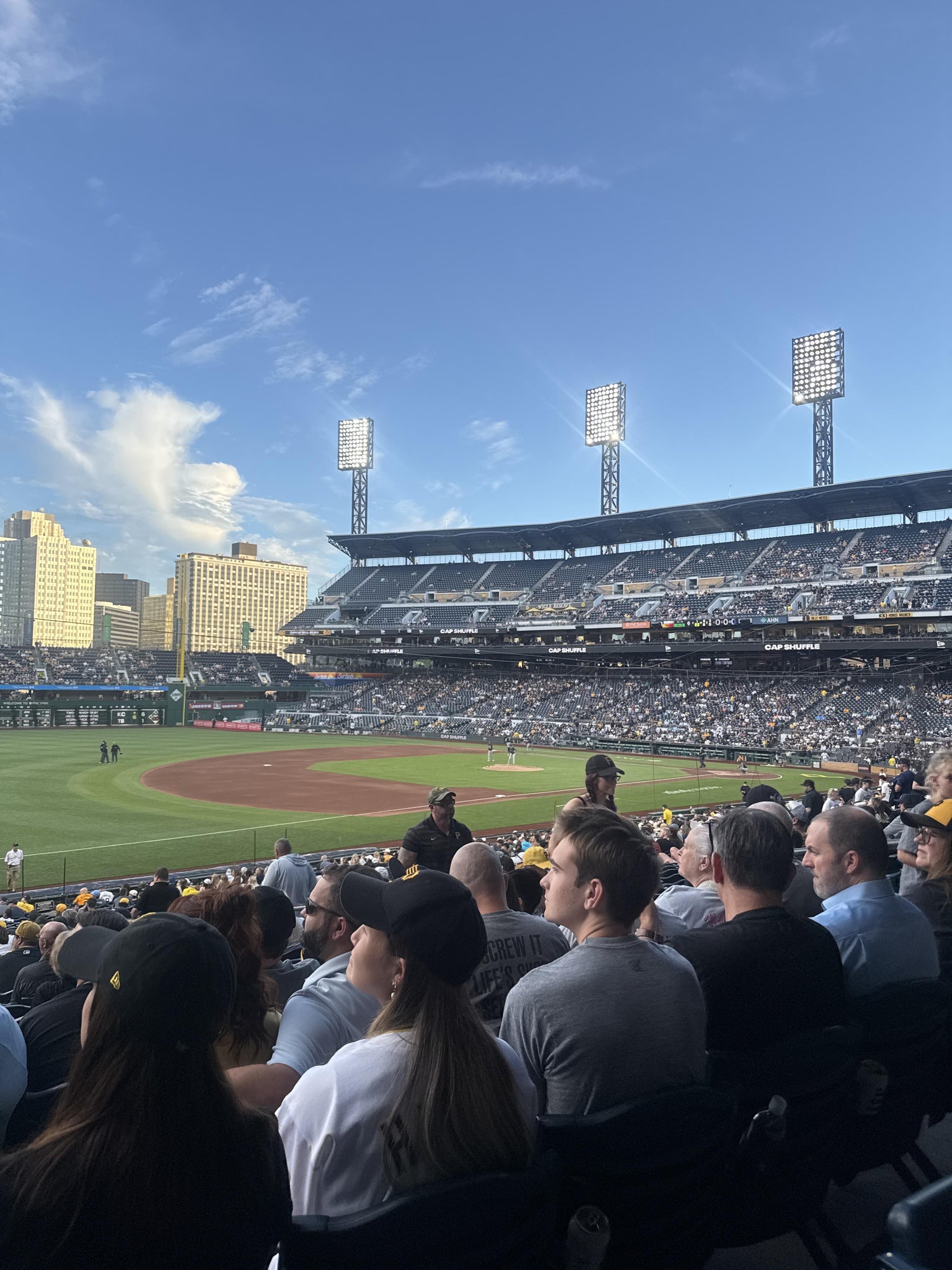 Real Fan View taken from Section 128 at PNC Park by Wyatt S