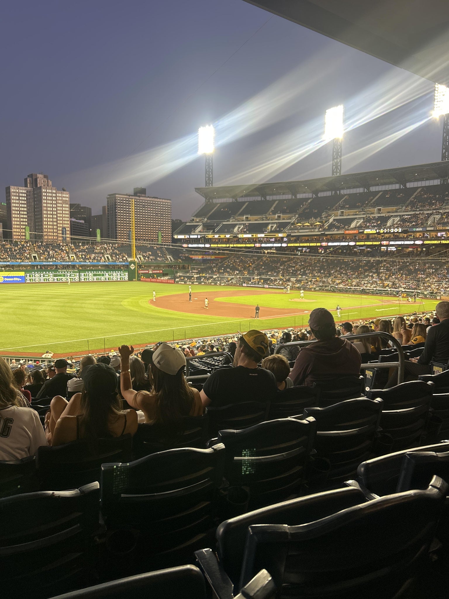 Real Fan View taken from Section 129 at PNC Park by Jessica L