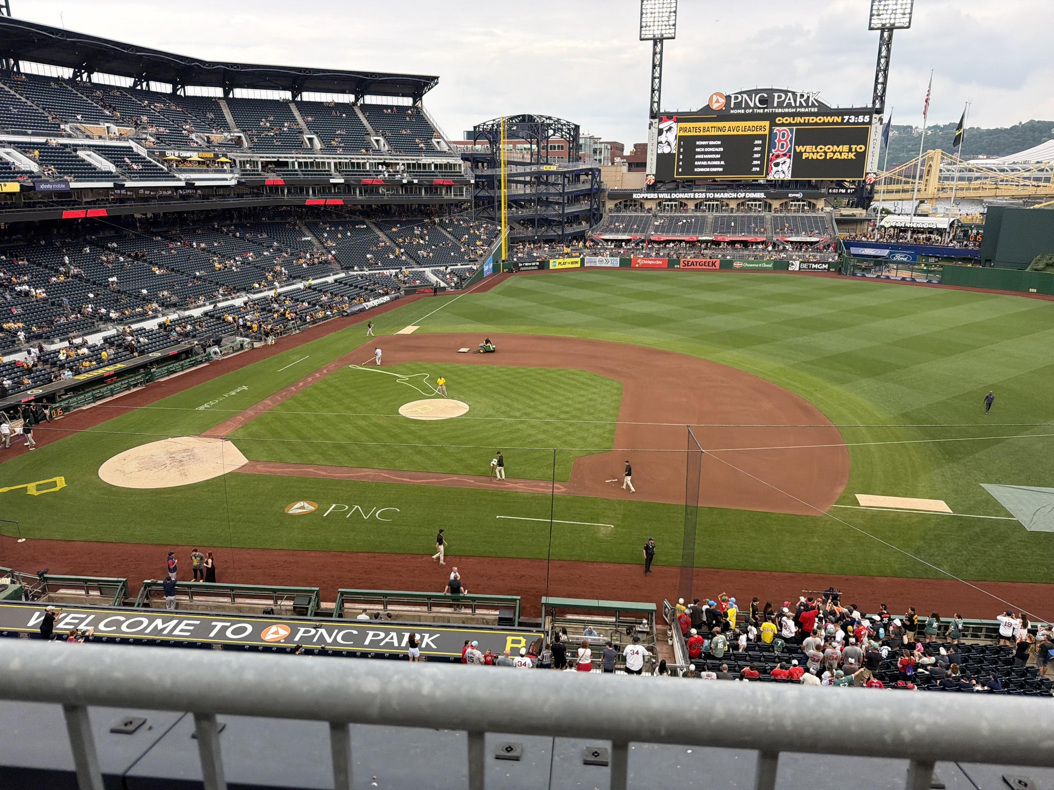 Real Fan View taken from Section 209 at PNC Park by Anonymous User