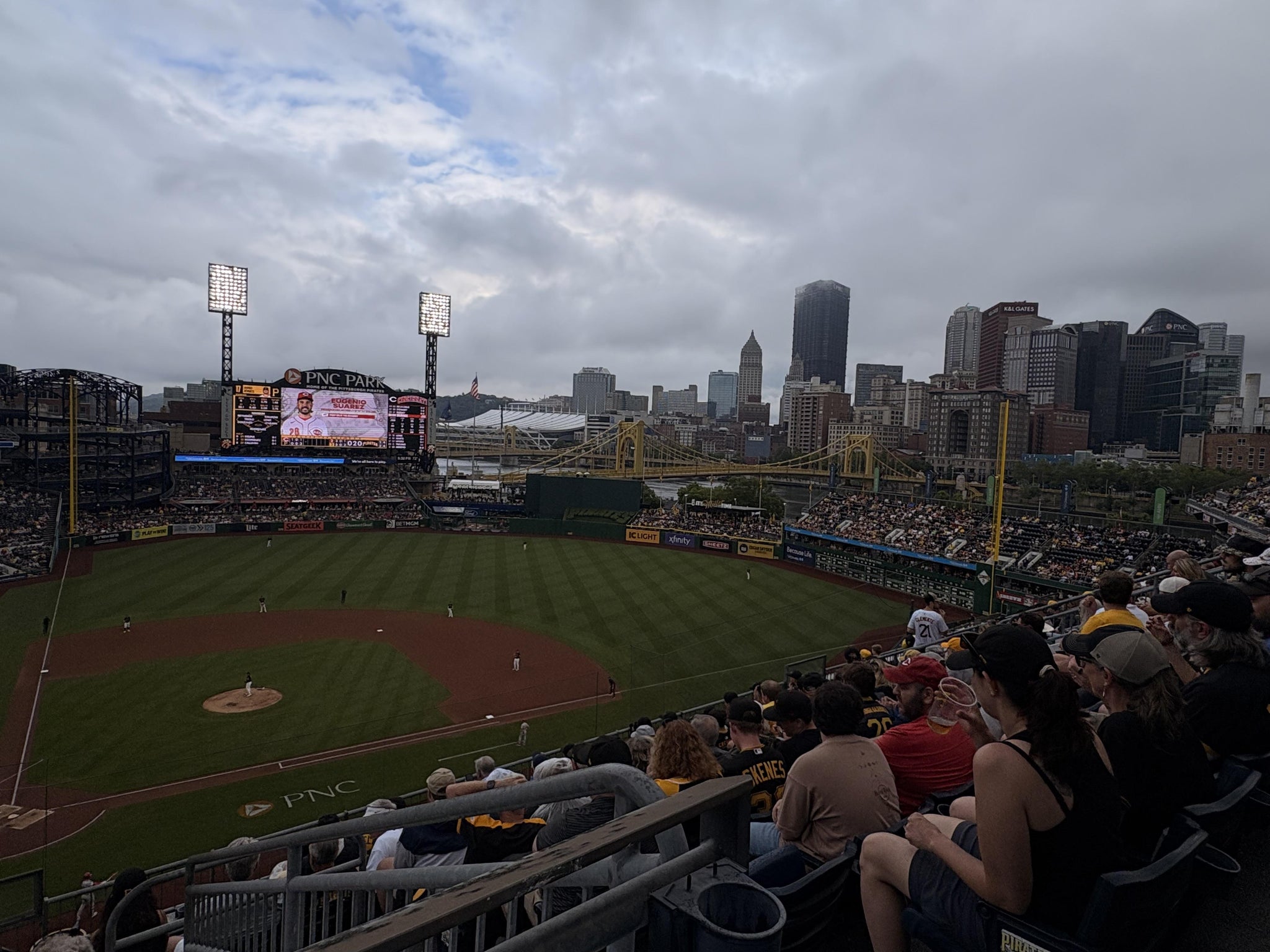 Real Fan View taken from Section 211 at PNC Park by Eden H