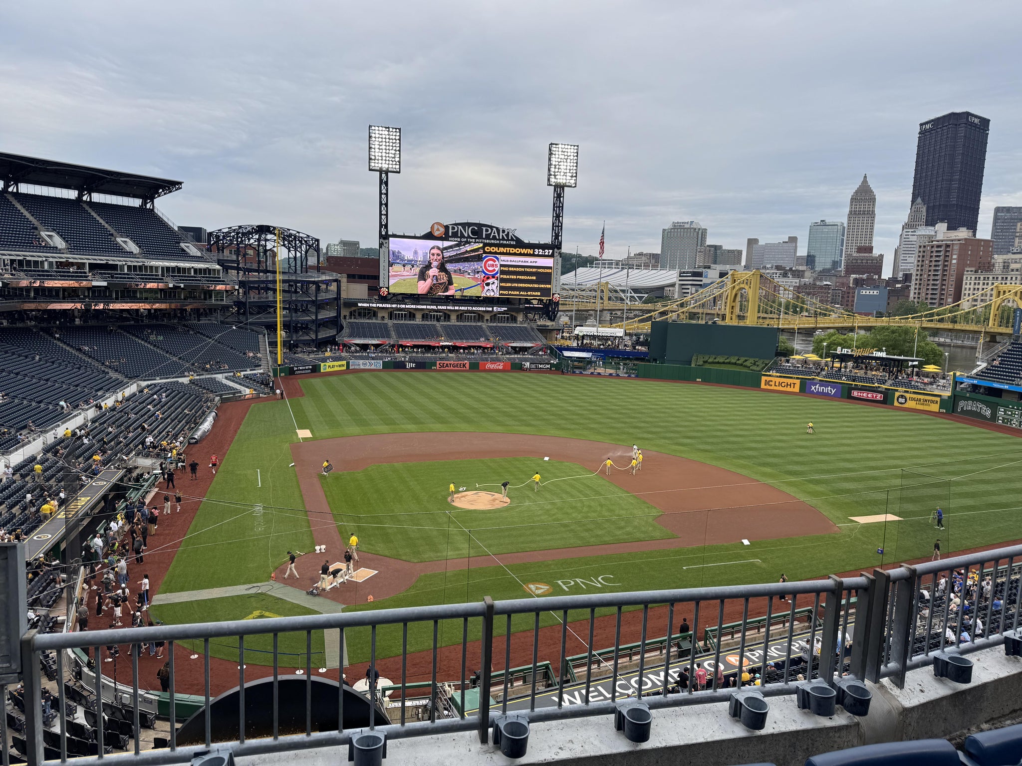 Real Fan View taken from Section 212 at PNC Park by Laurie S