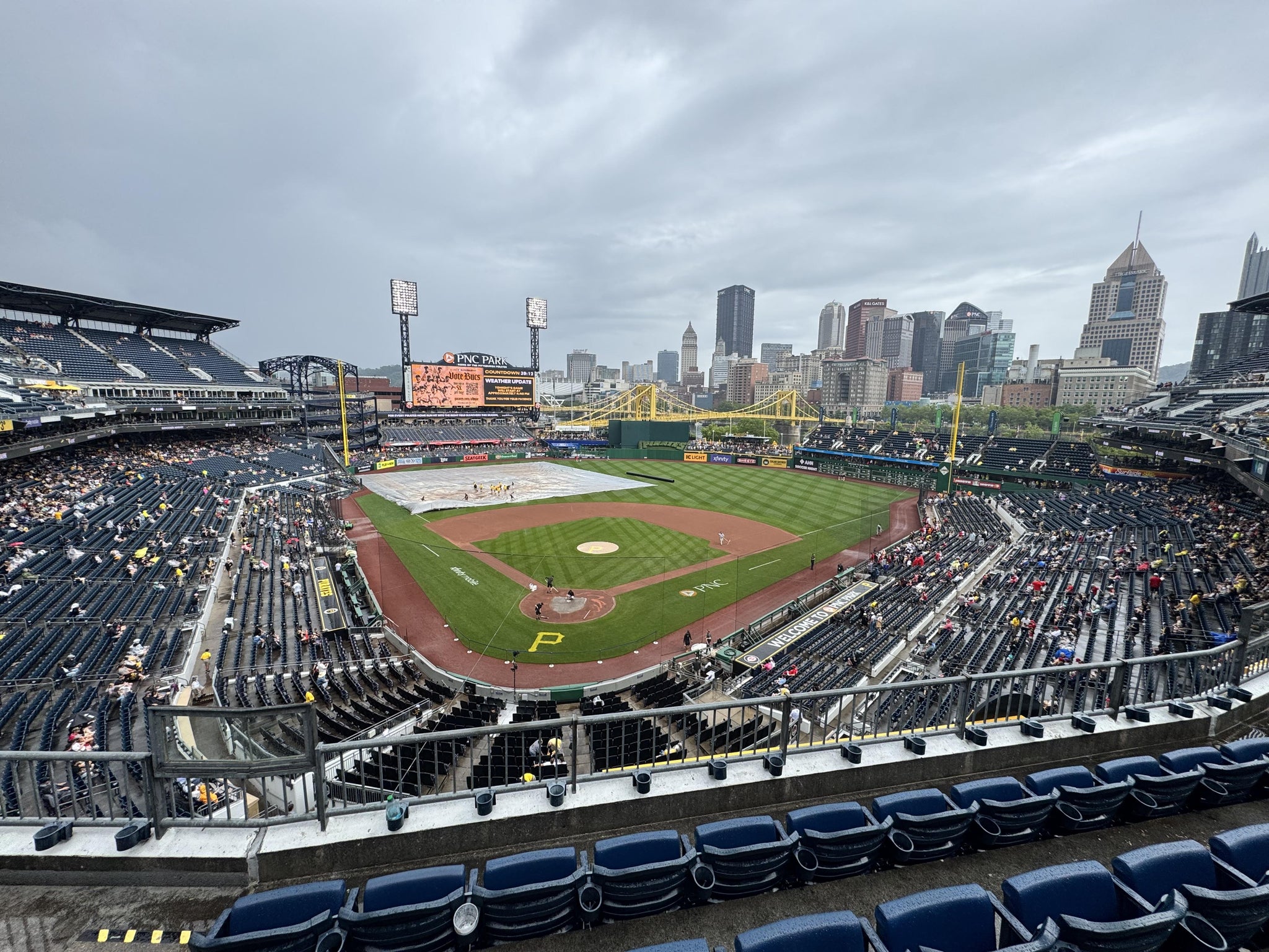 Real Fan View taken from Section 214 at PNC Park by David B