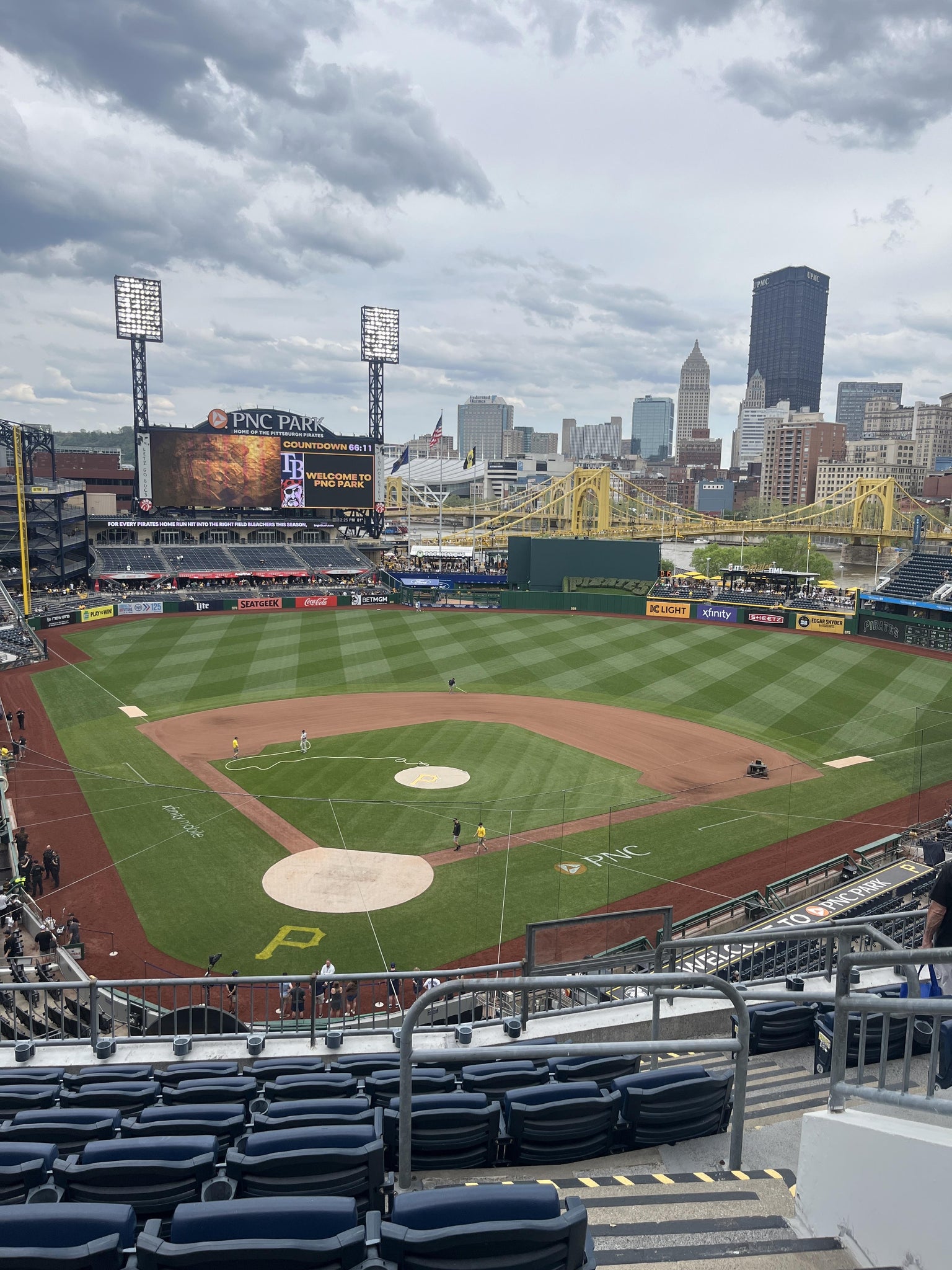 Real Fan View taken from Section 214 at PNC Park by Hunter S