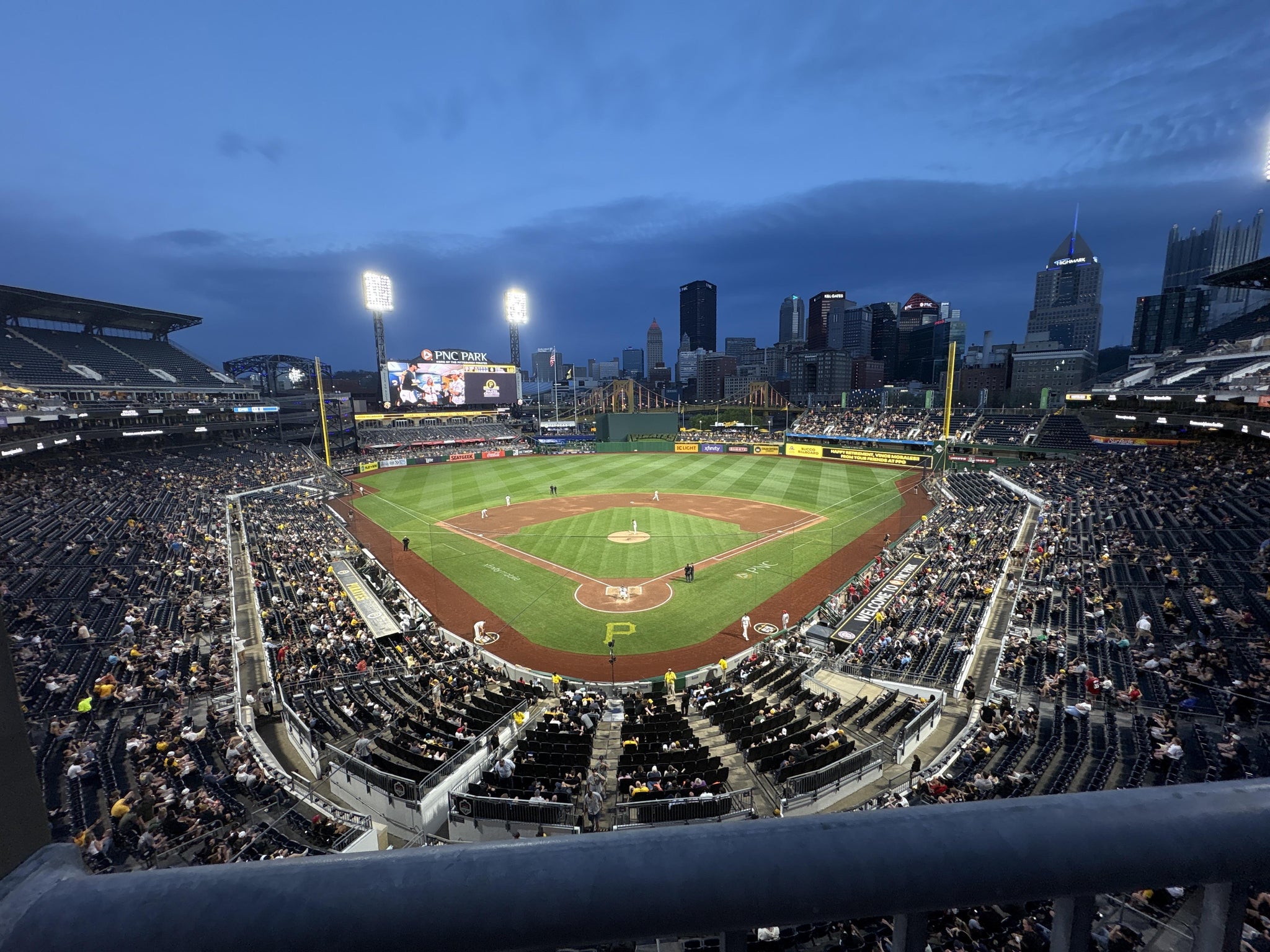 Real Fan View taken from Section 216 at PNC Park by Zachary H