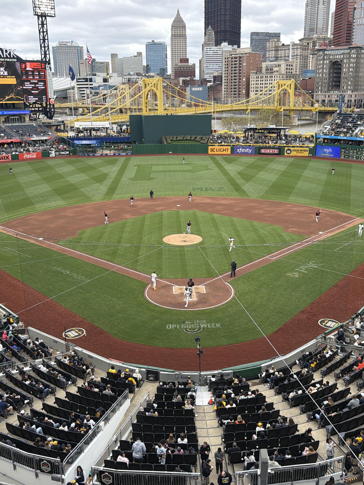 Real Fan View taken from Section 216 WC at PNC Park by James M