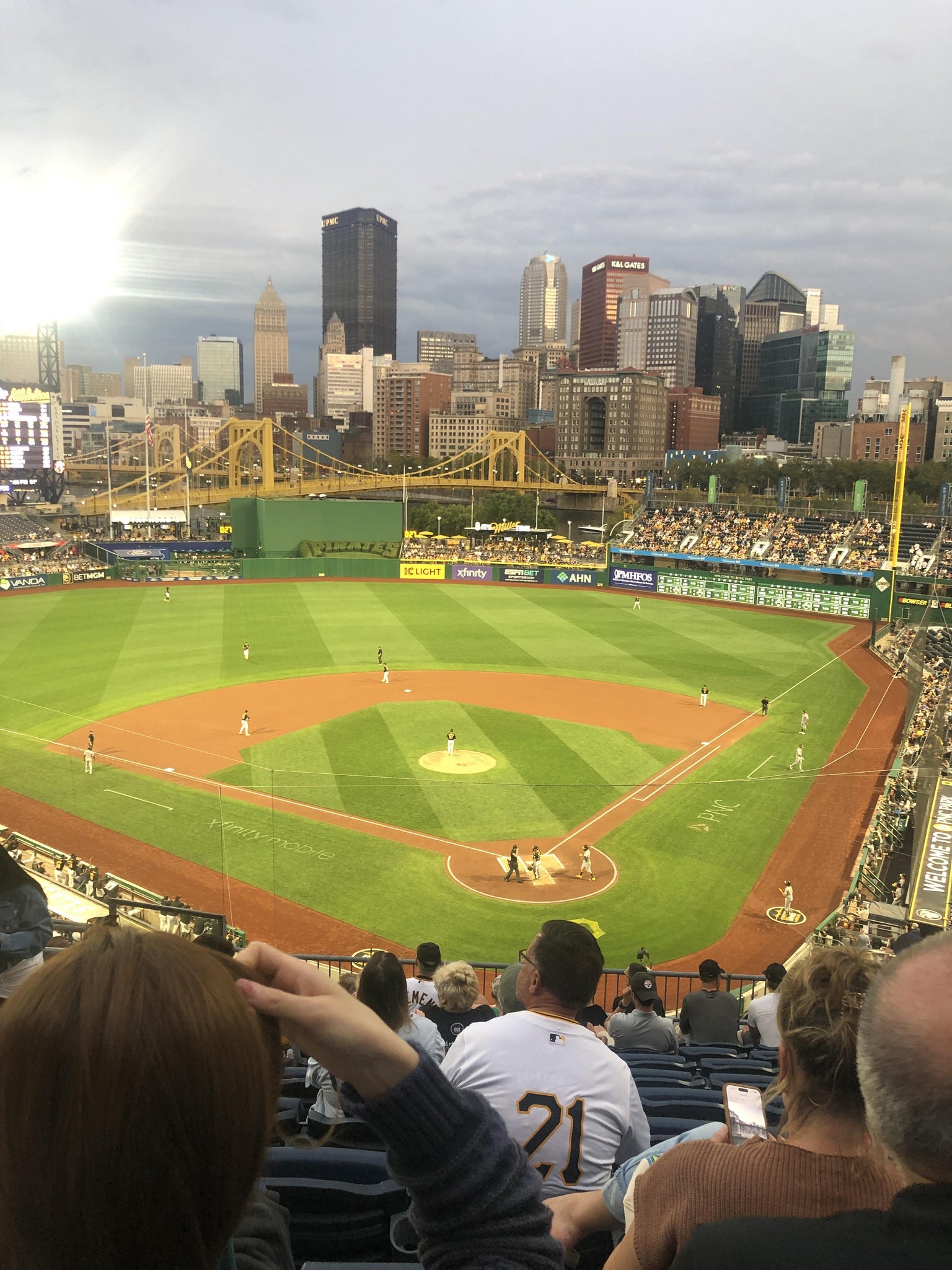 Real Fan View taken from Section 217 at PNC Park by Samuel B