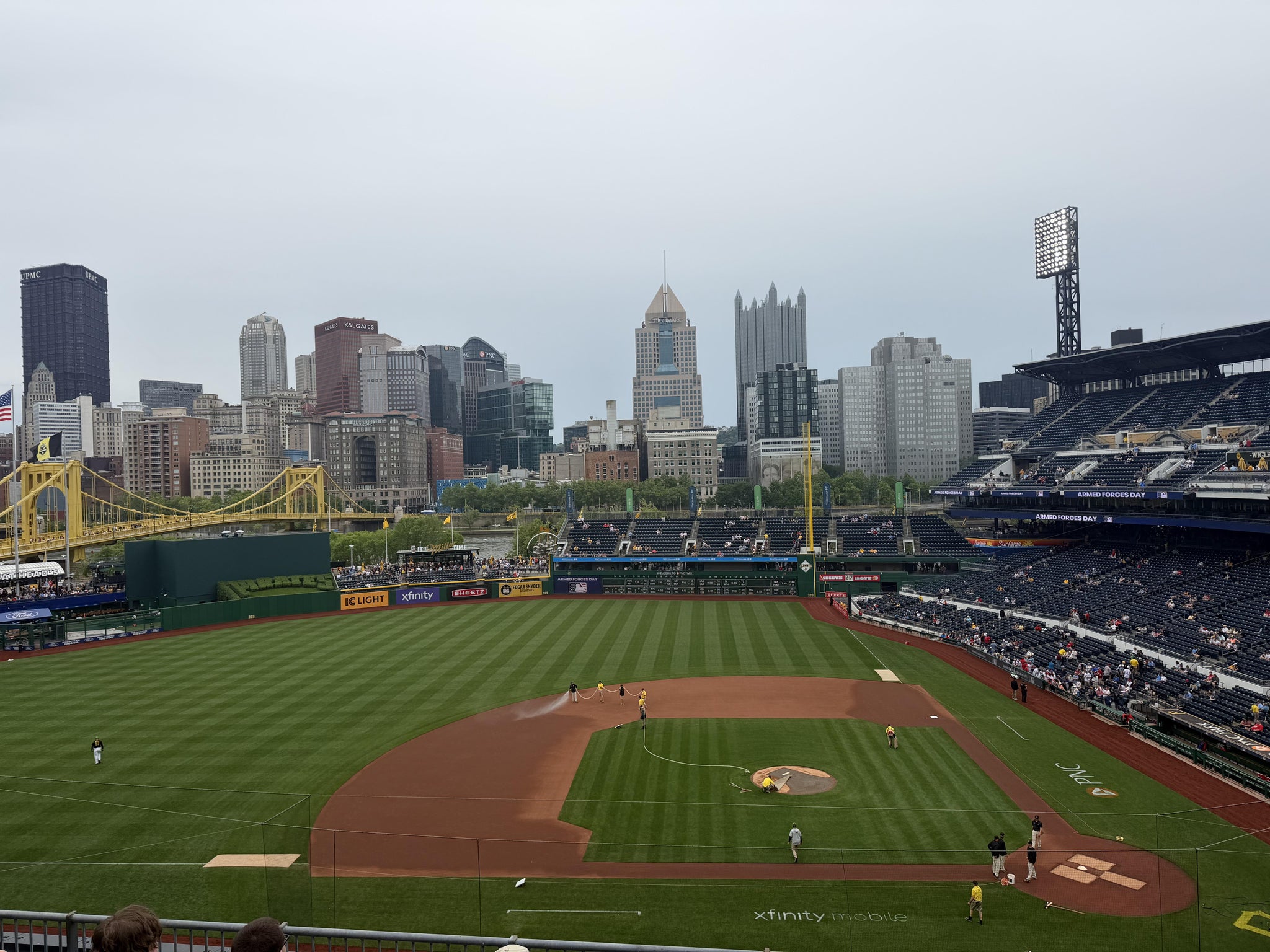 Real Fan View taken from Section 222 at PNC Park by Melissa S
