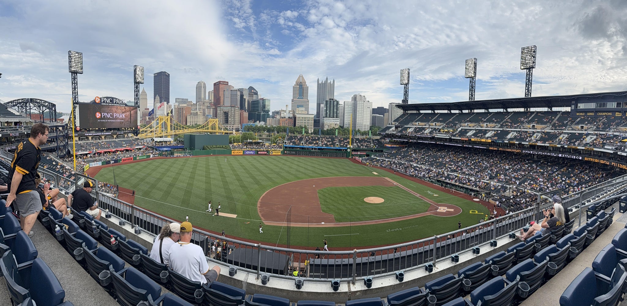Real Fan View taken from Section 223 at PNC Park by Adam R