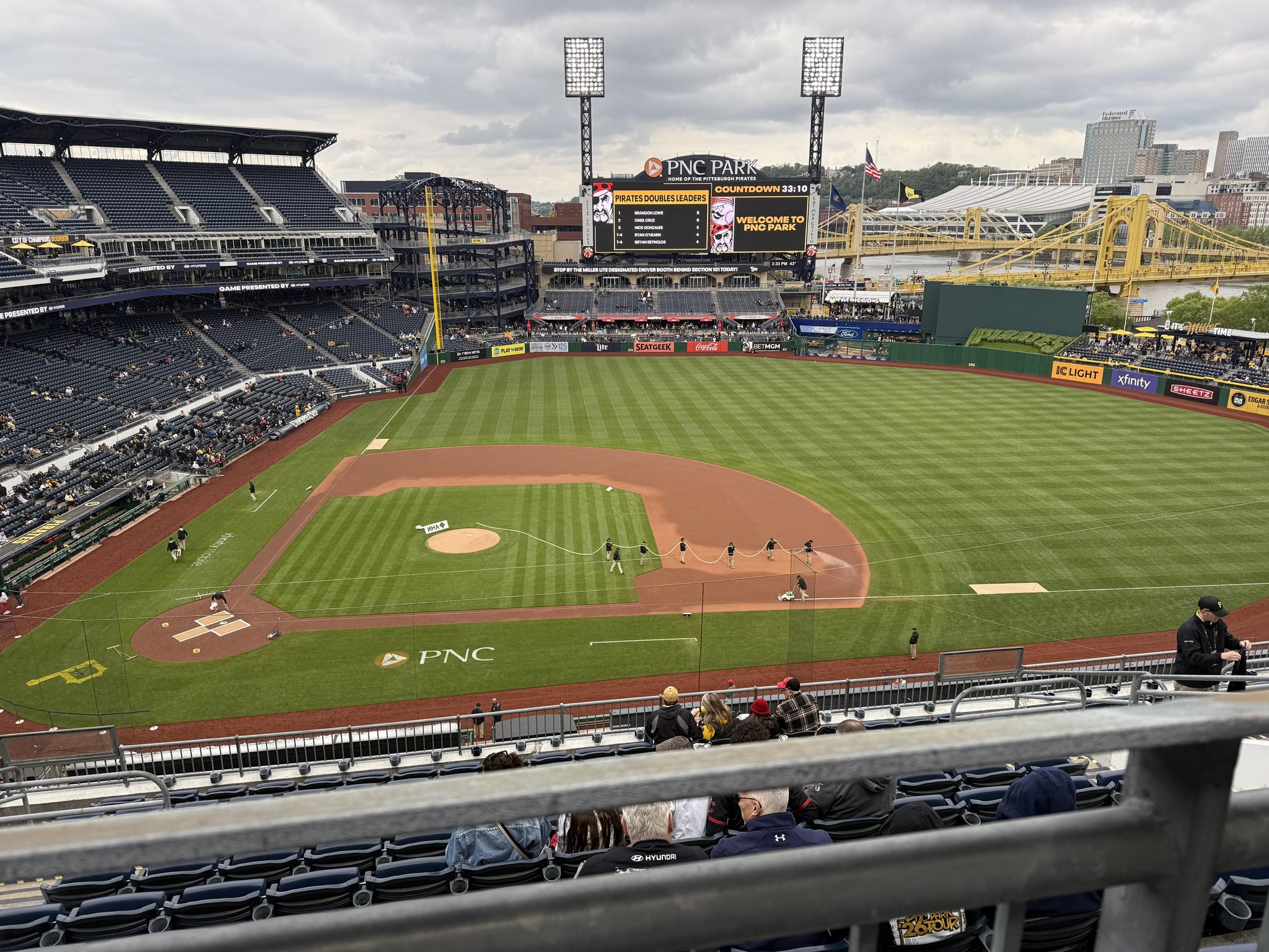 Real Fan View taken from Section 310 at PNC Park by Andrew W