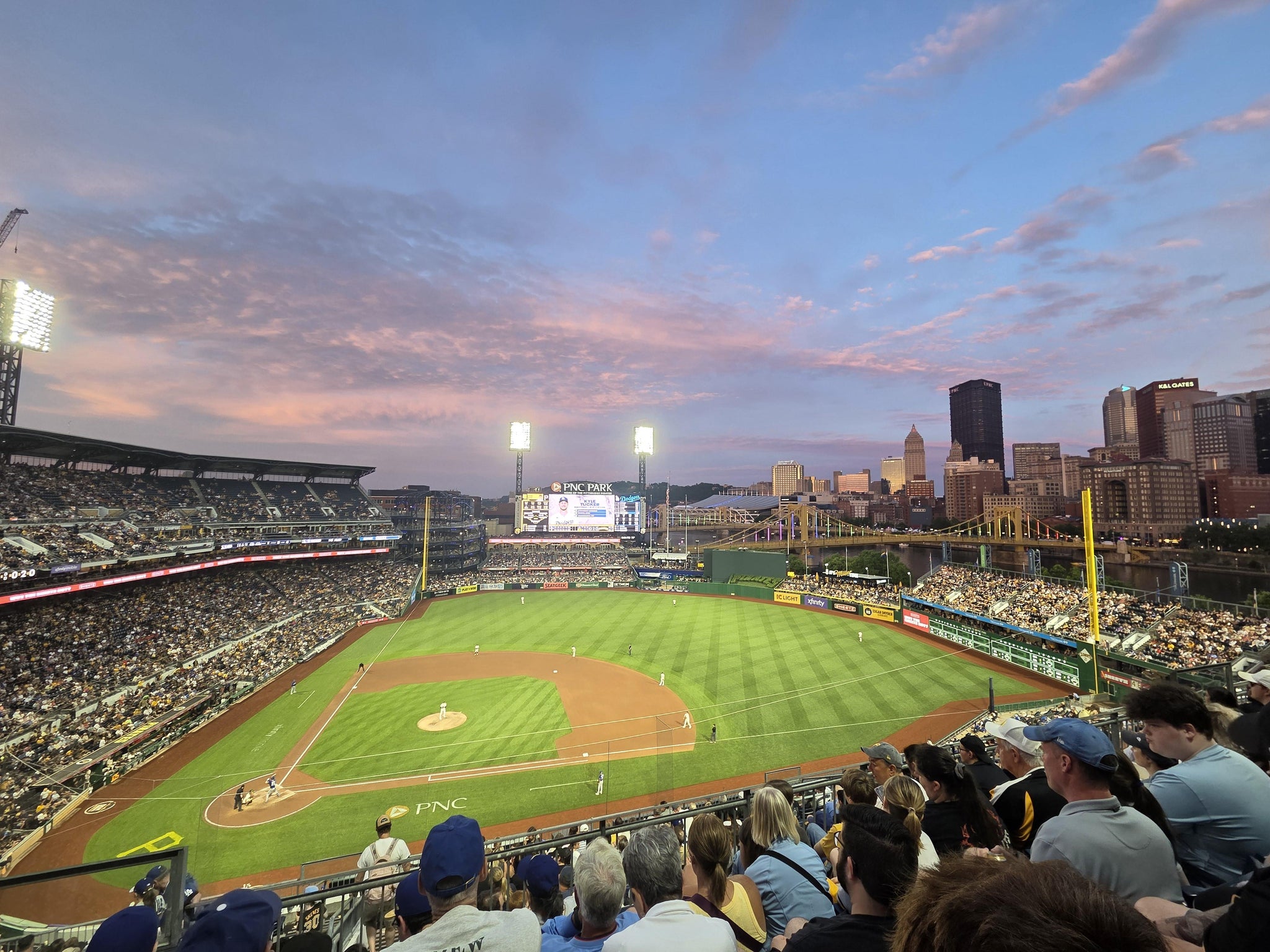 Real Fan View taken from Section 311 at PNC Park by Rebecca S
