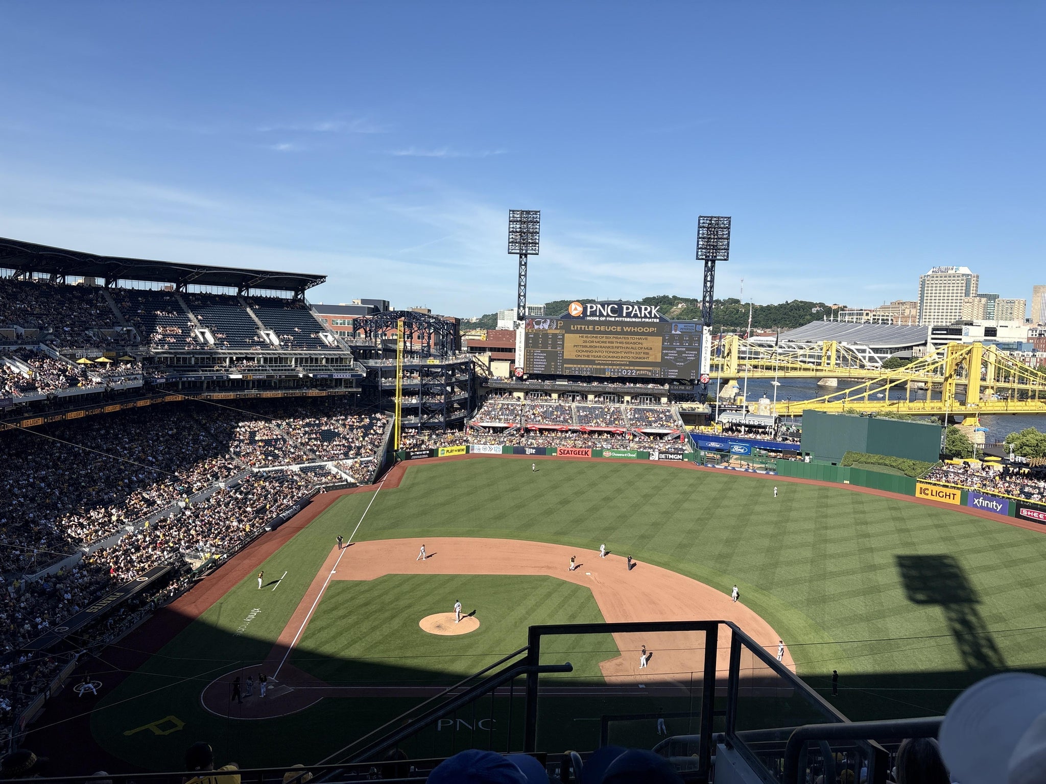 Real Fan View taken from Section 311 at PNC Park by Emily E